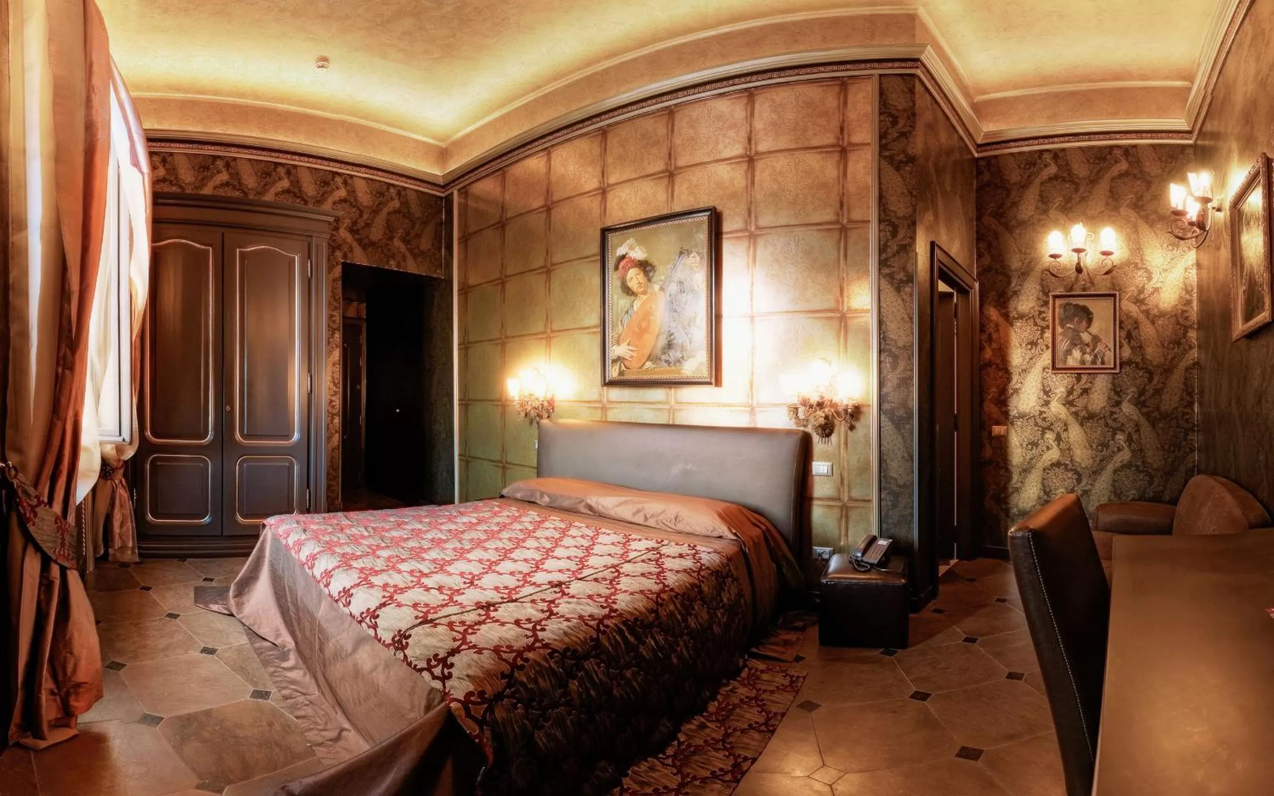 Bedroom, Bed in Antica Dimora Delle Cinque Lune