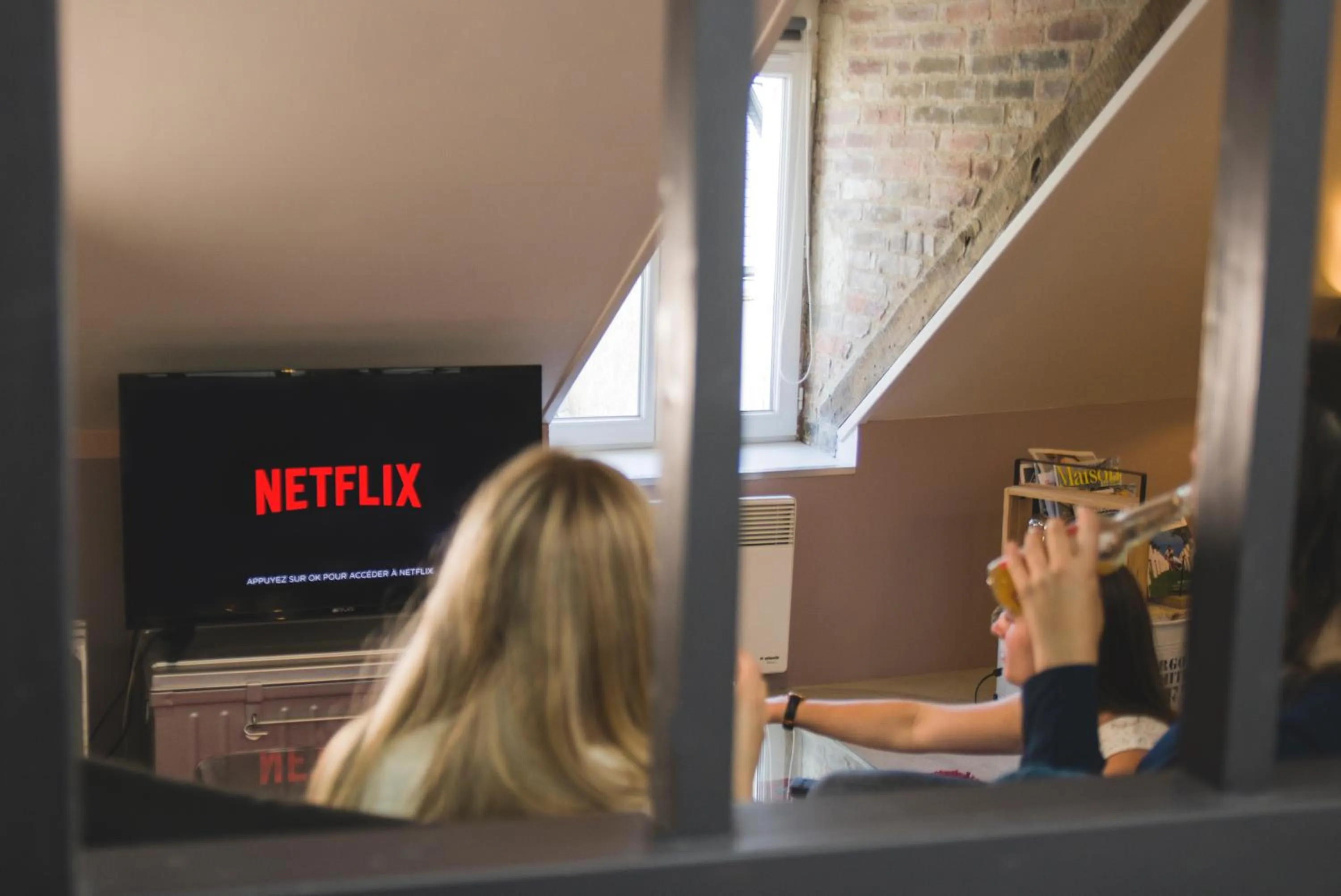 Living room in La Fabrique - Les Loges Normandes