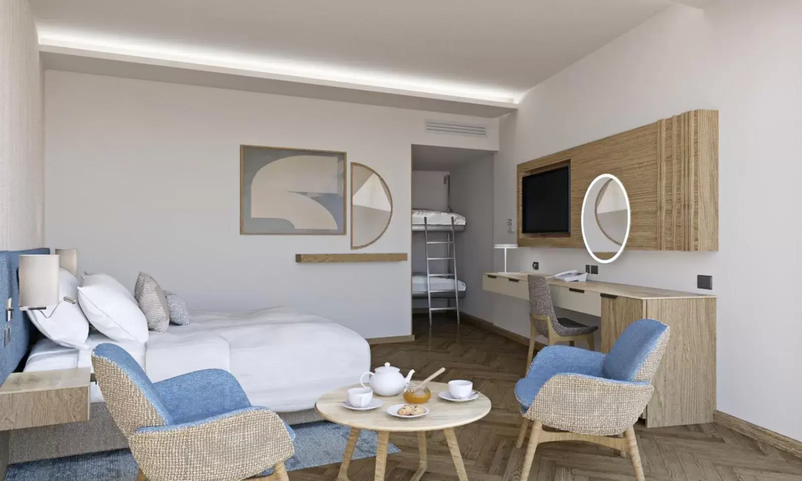 Bedroom in Mediterranean Beach Hotel