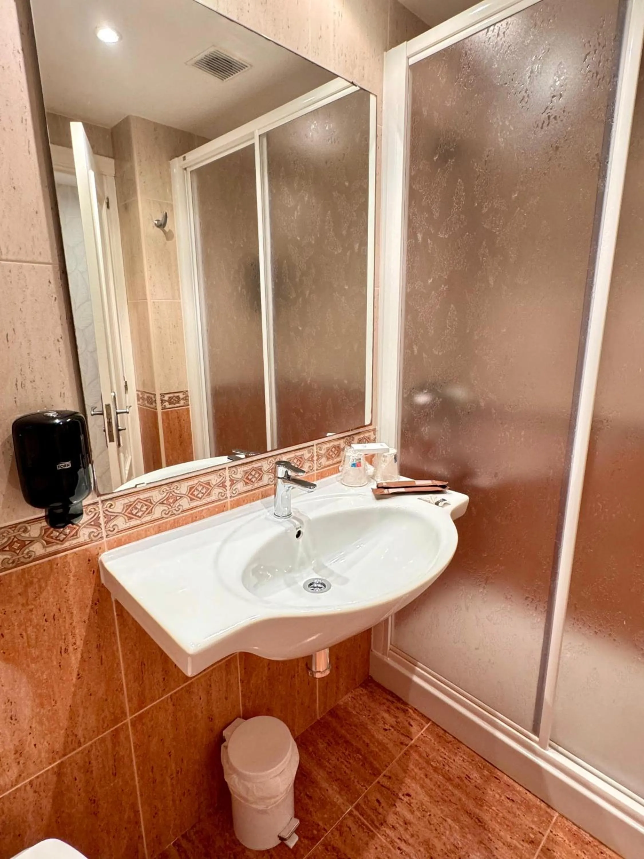 Shower in Hotel El Acebo