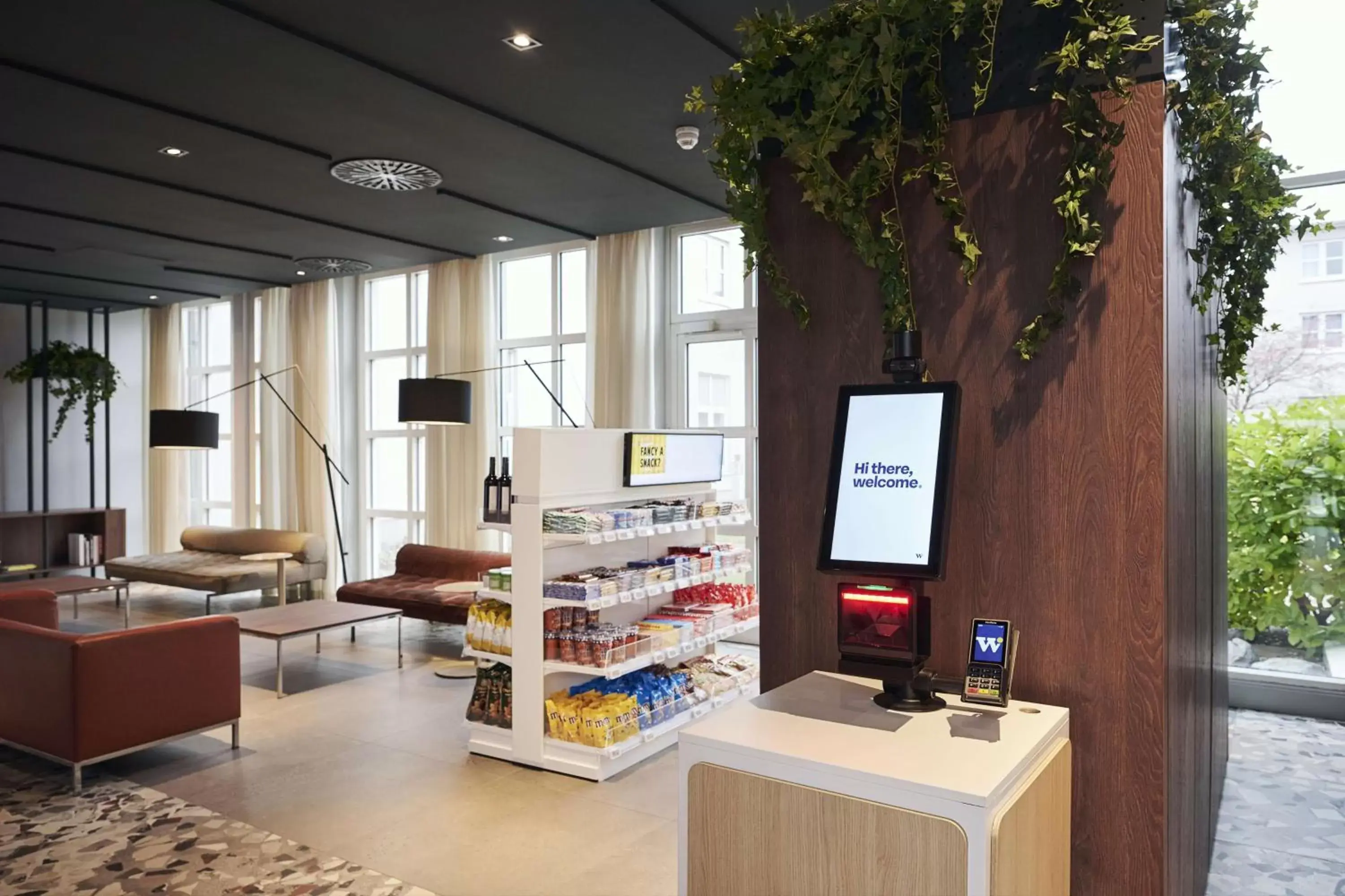 Lobby or reception in NH Frankfurt Airport