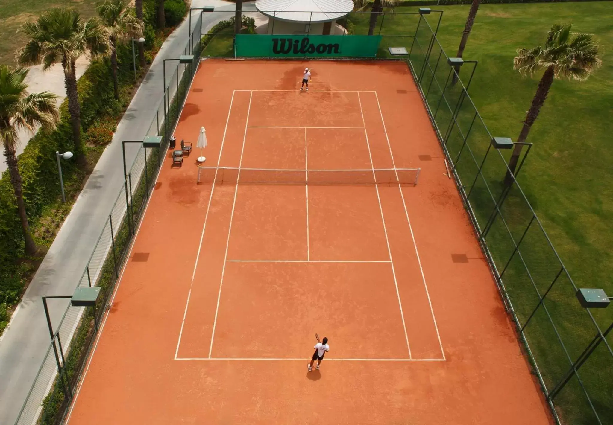 Tennis court in Calista Luxury Resort