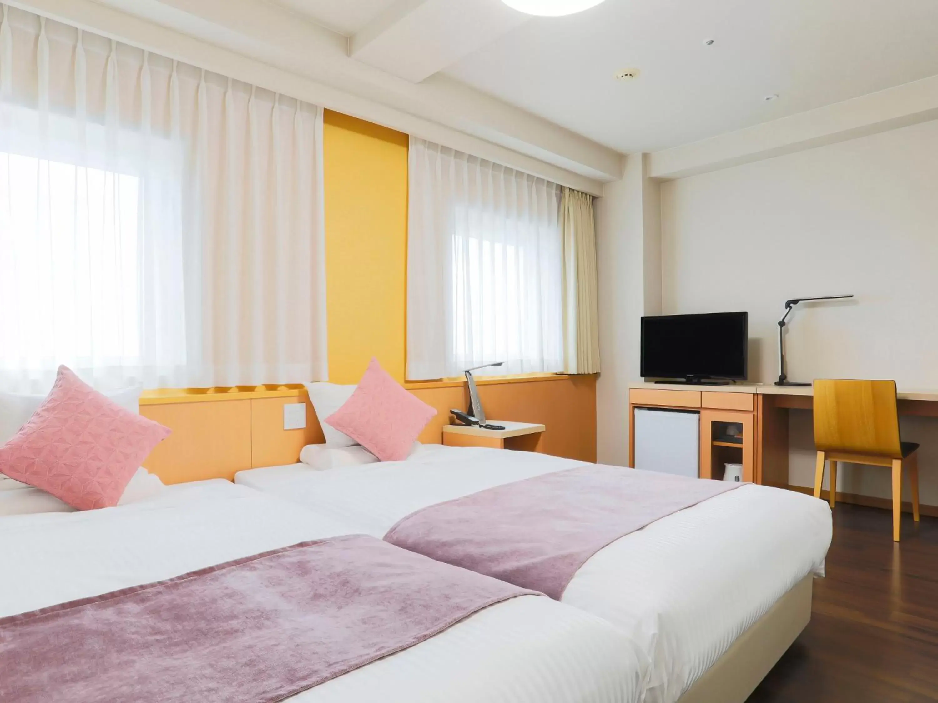 Photo of the whole room, Bed in ART HOTEL Aomori