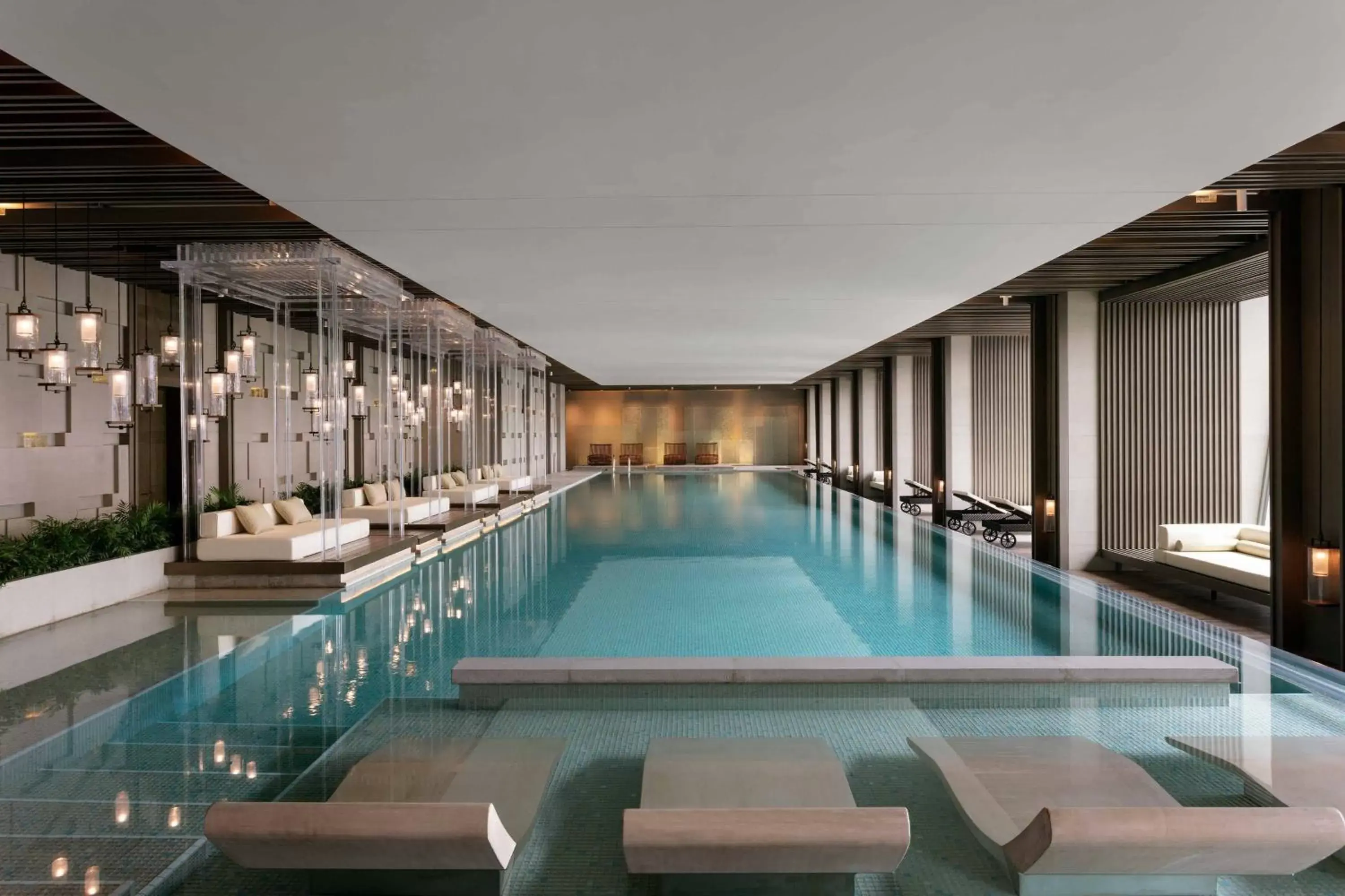 Swimming Pool in JW Marriott Marquis Hotel Shanghai Pudong