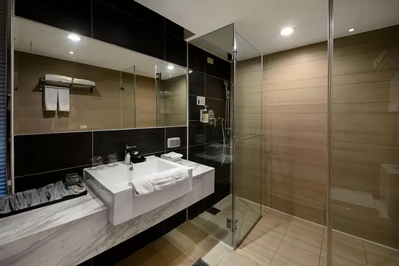 Shower in Beacon Hotel