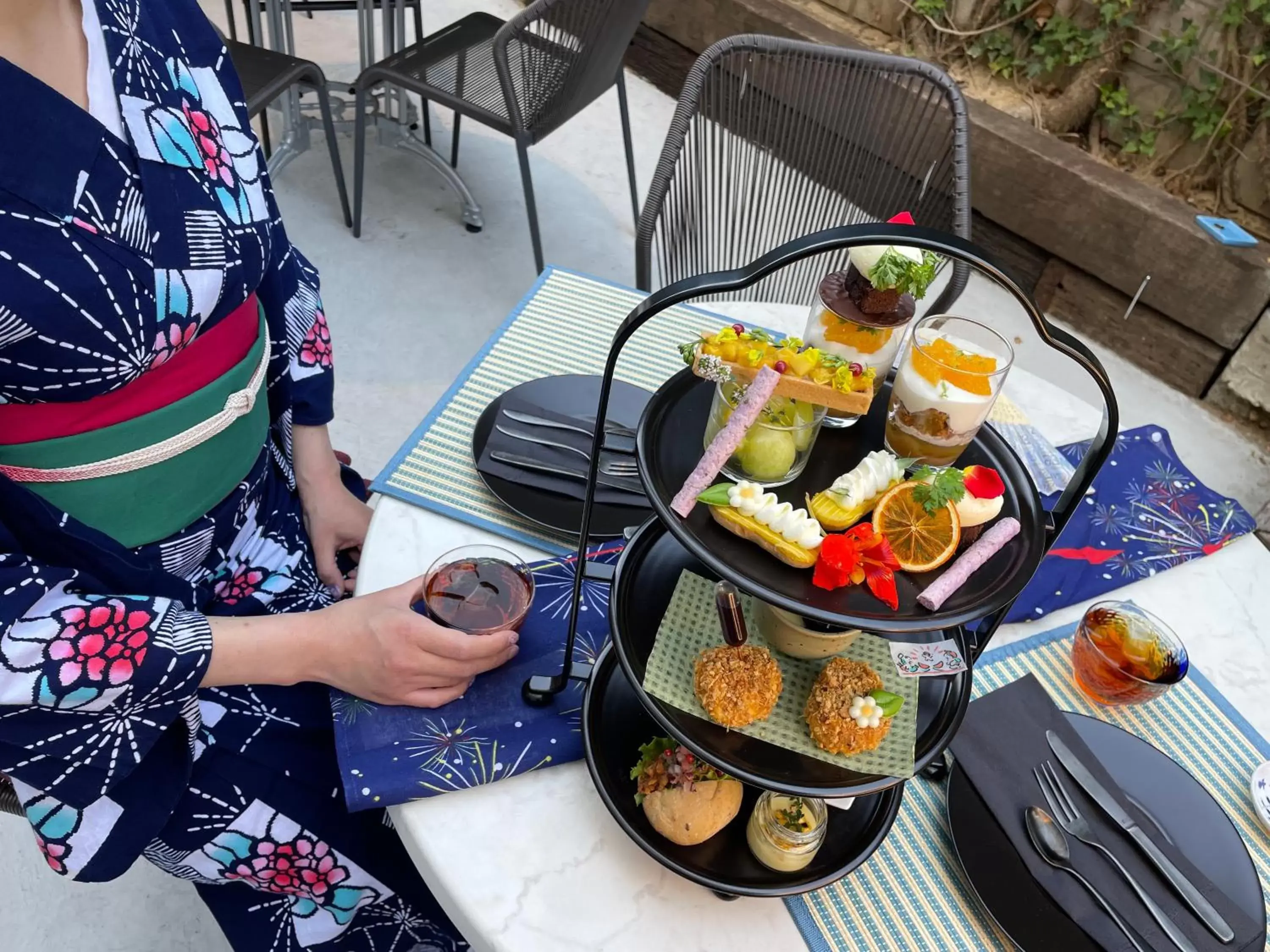 Food and drinks in The OneFive Garden Kurashiki