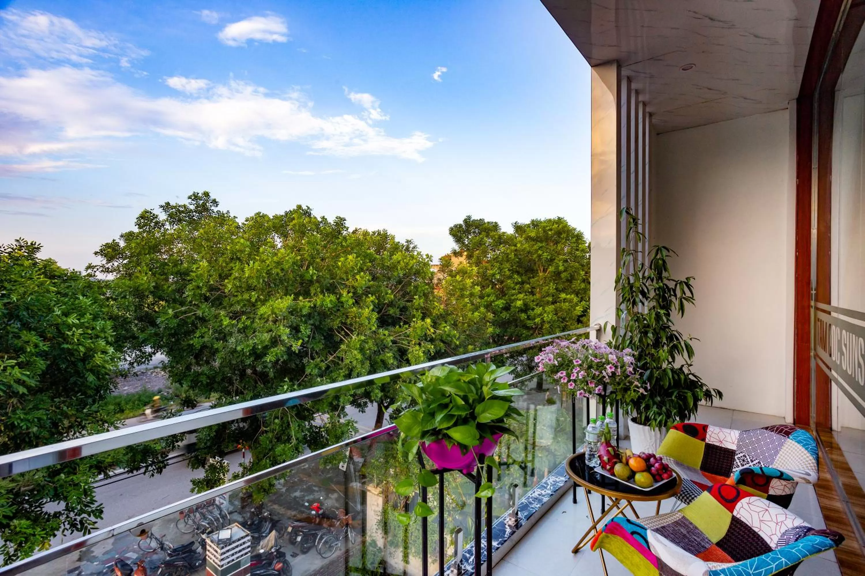 Balcony/Terrace in TAM COC SUNSHINE HOTEL