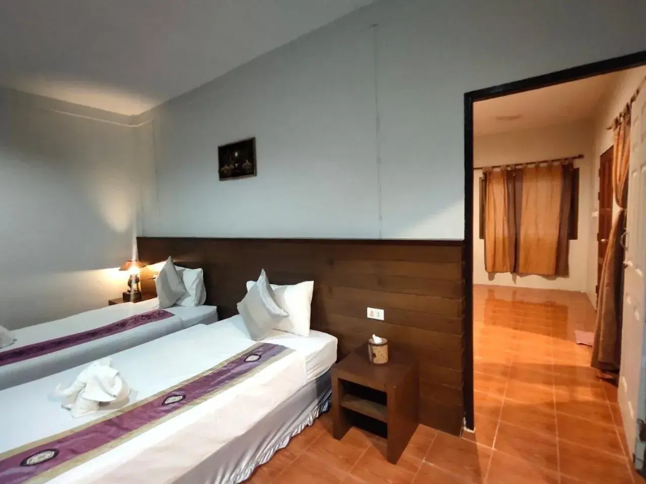 Bedroom, Bed in Lanta Nice Beach Resort - SHA Extra Plus