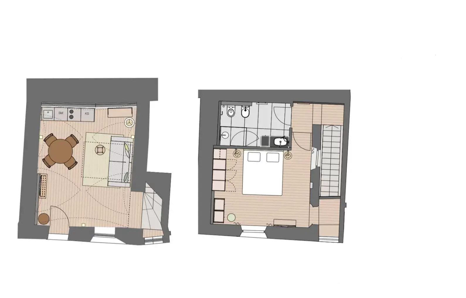 Floor Plan in Kuntino Suites