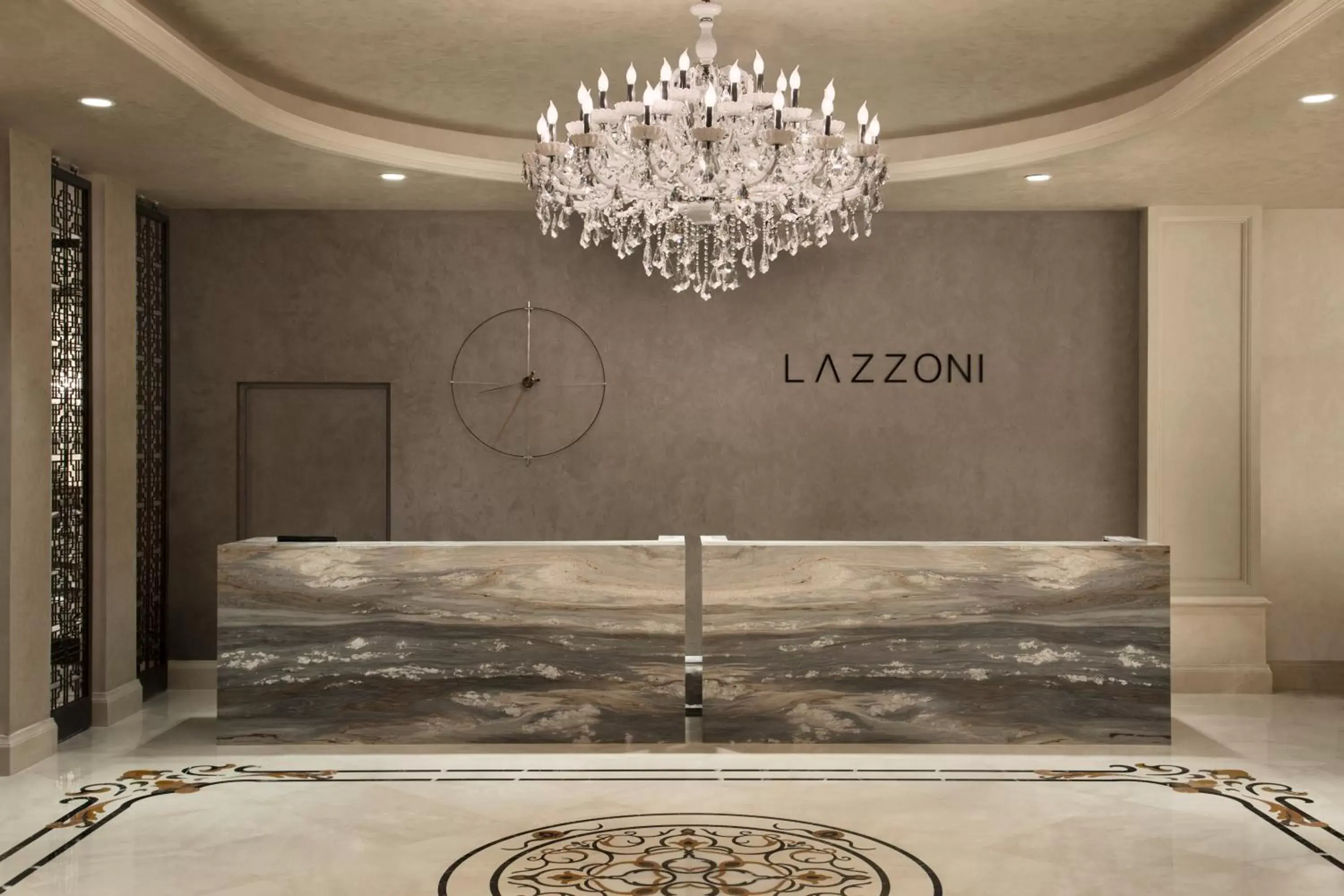 Lobby or reception, Bathroom in Lazzoni Hotel