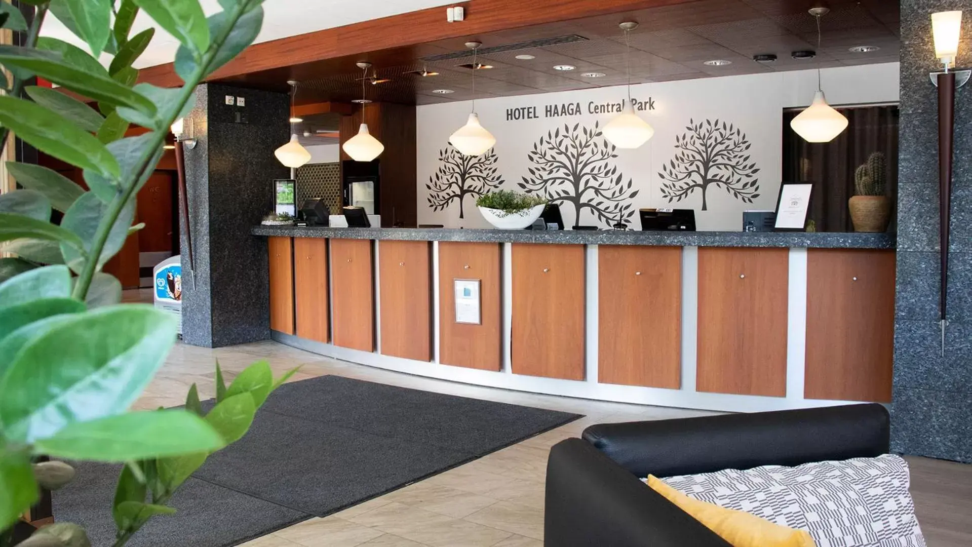 Lobby or reception in Hotel Haaga Central Park Lobby or reception in Hotel Haaga Central Park