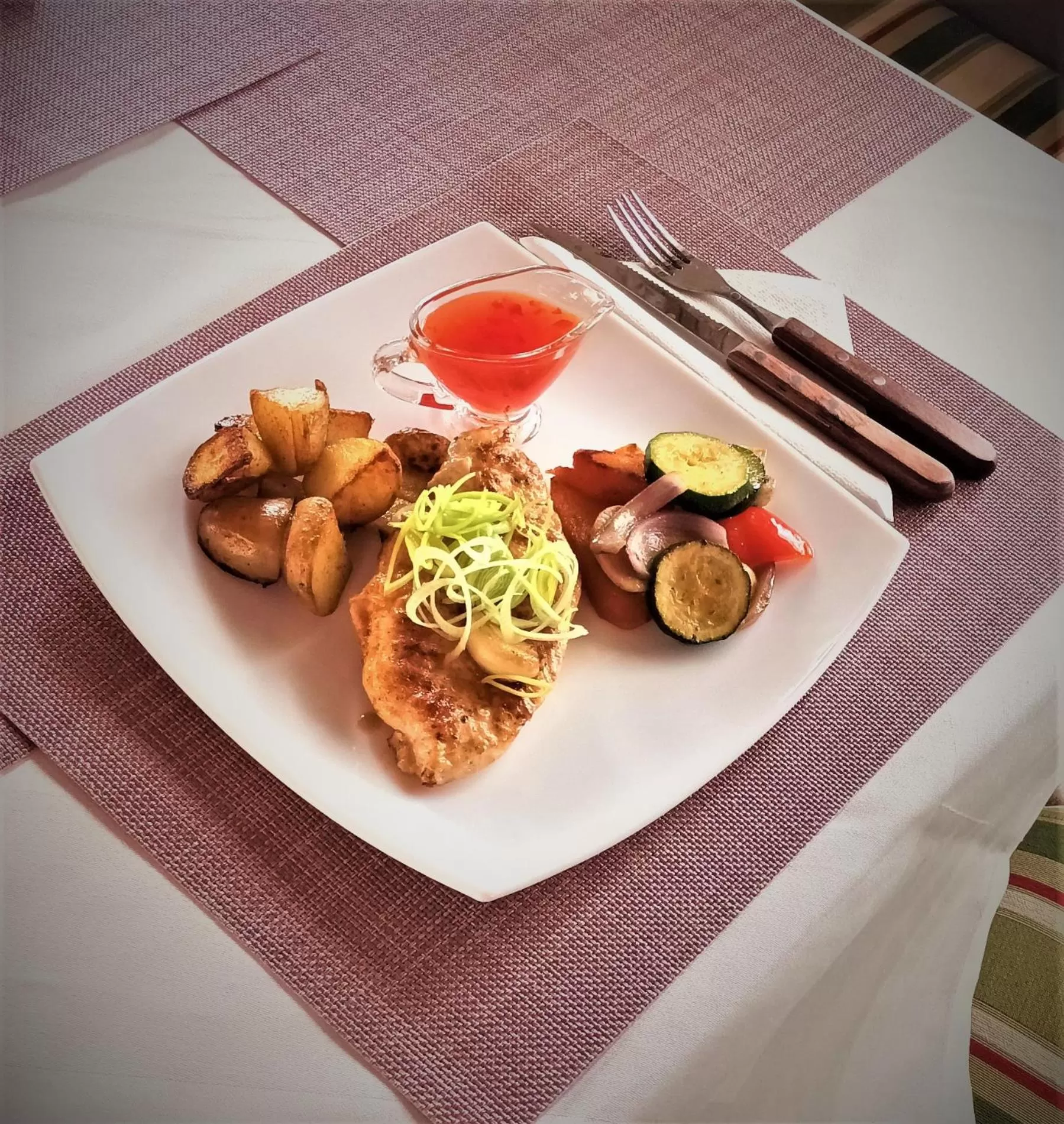 Dinner in Pension Marienhof