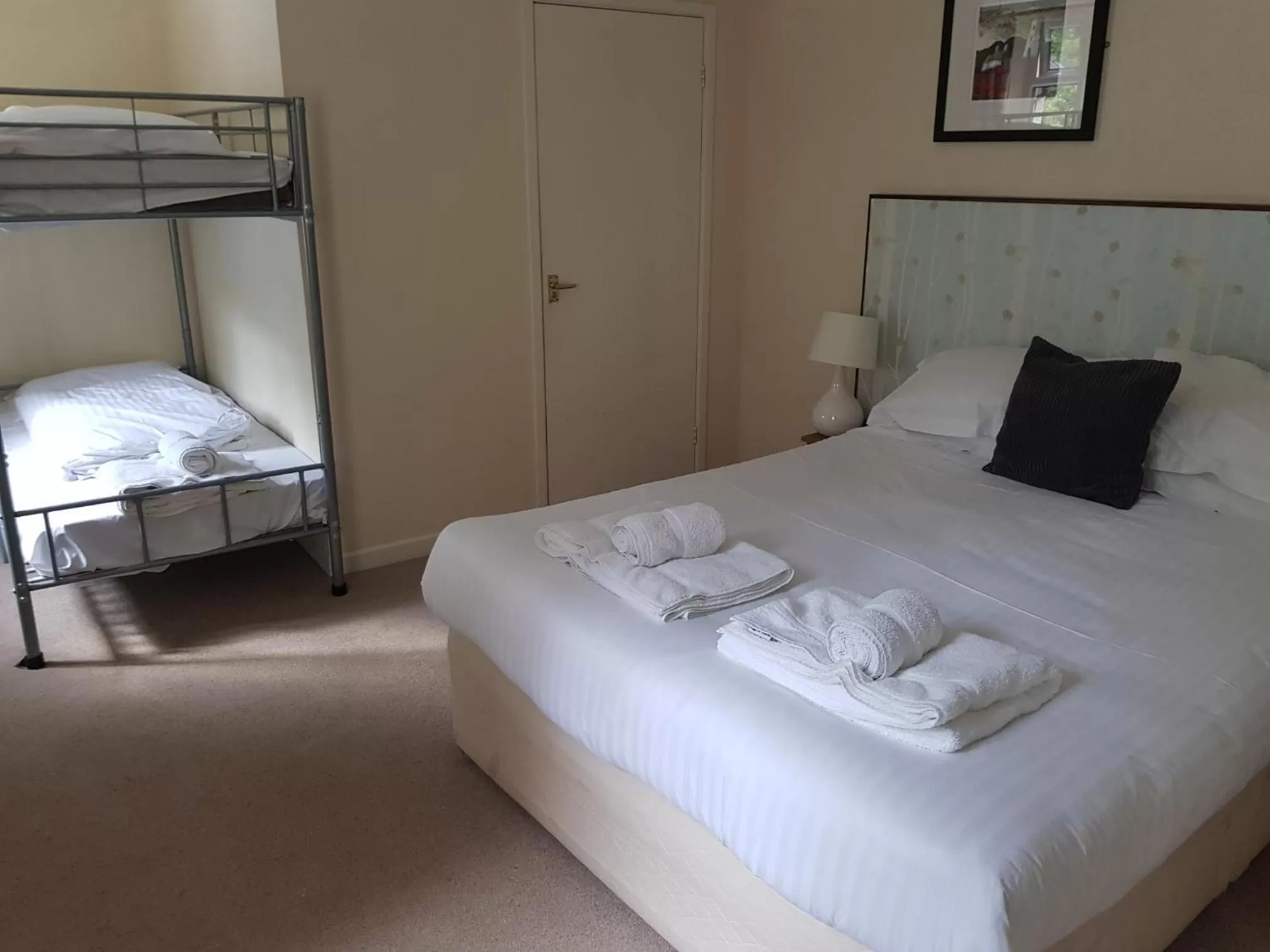 Bed in Glan Aber Hotel