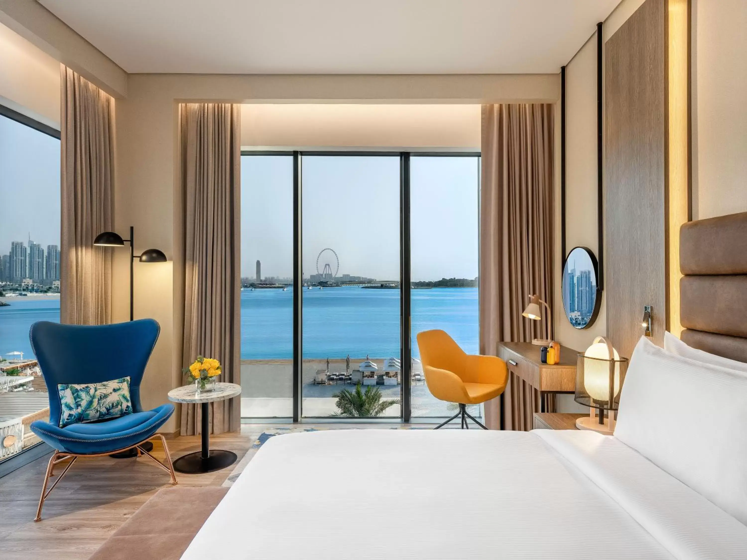 Bed, Sea View in voco Dubai The Palm, an IHG Hotel