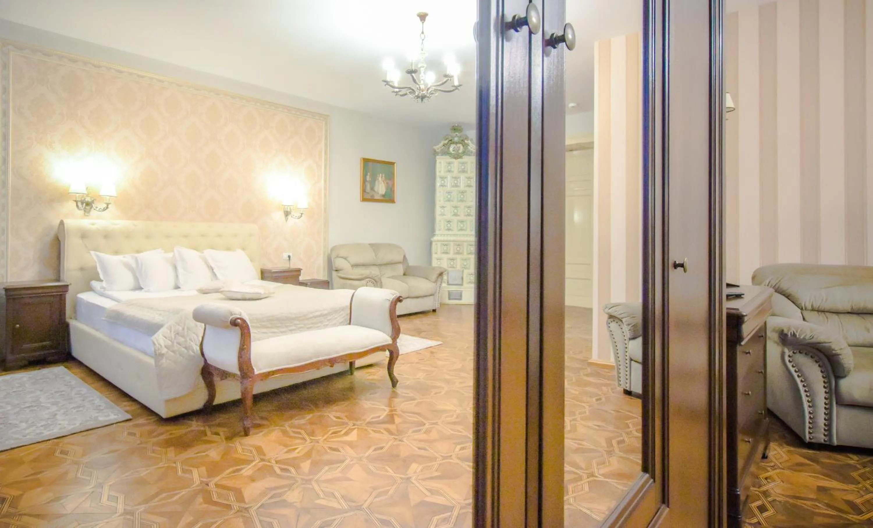 Bedroom, Bed in Safrano Palace