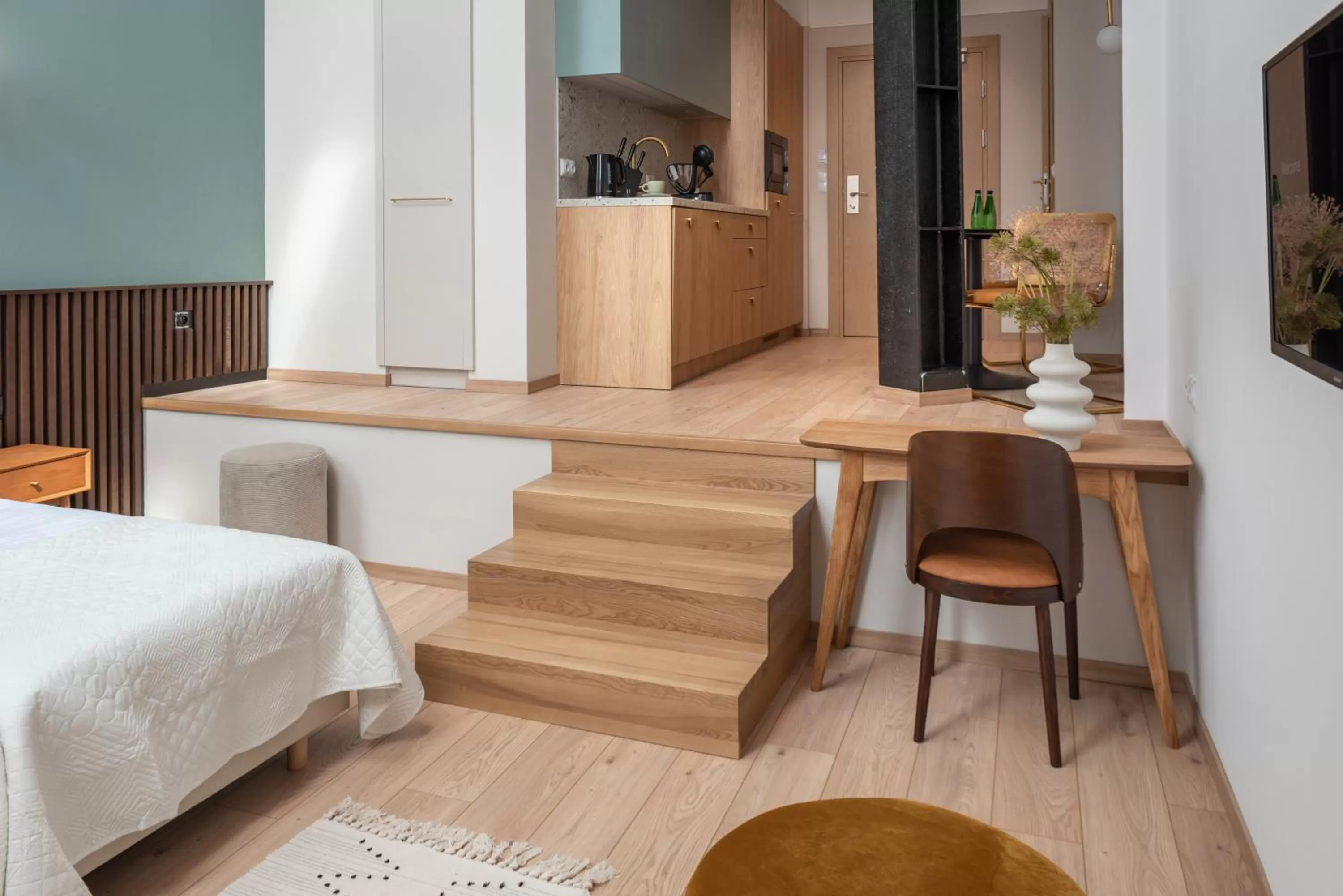 Kitchen or kitchenette in Monciak55 Sopot Apartments