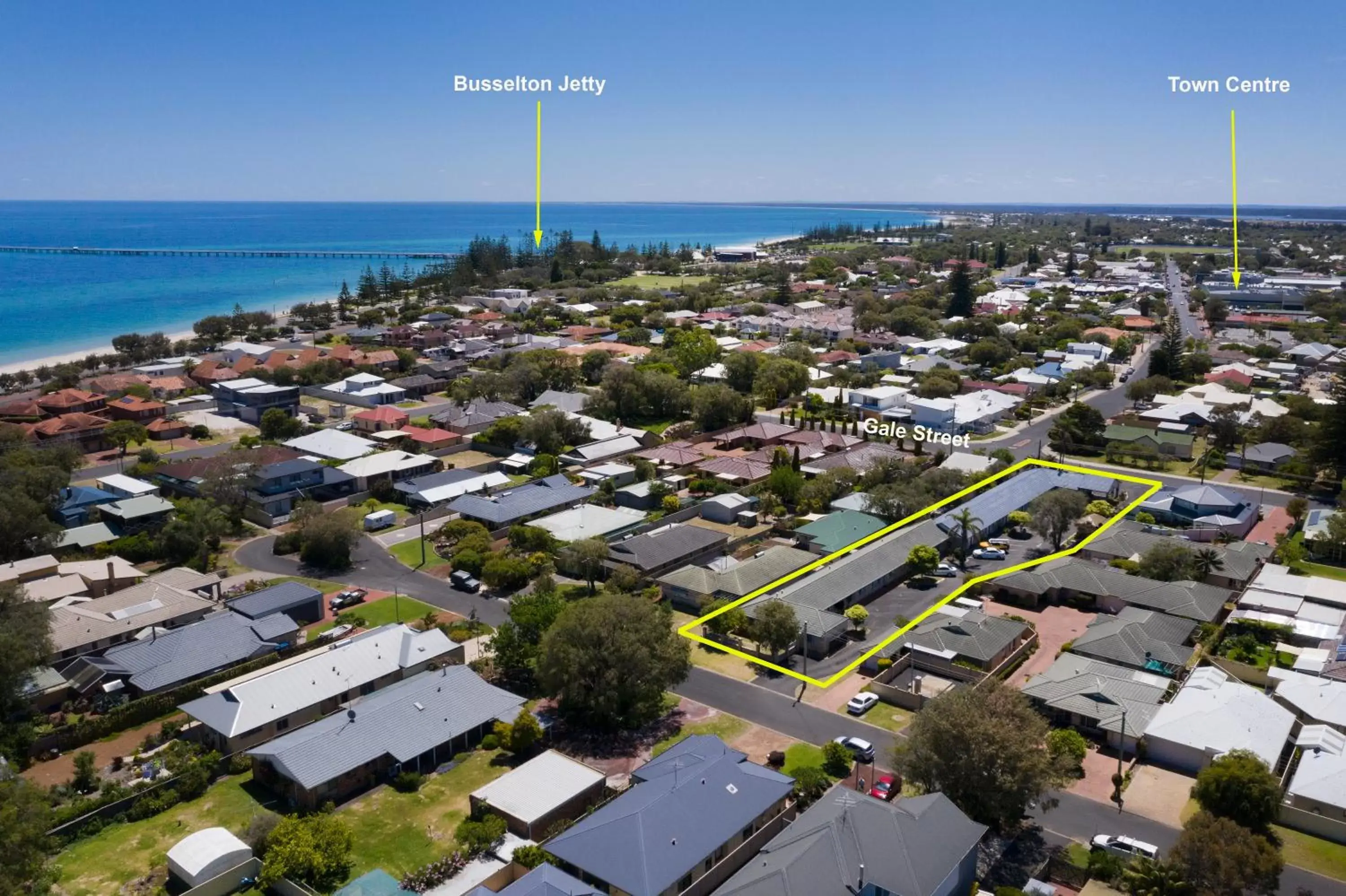 Bird's eye view in Gale Street Motel & Villas