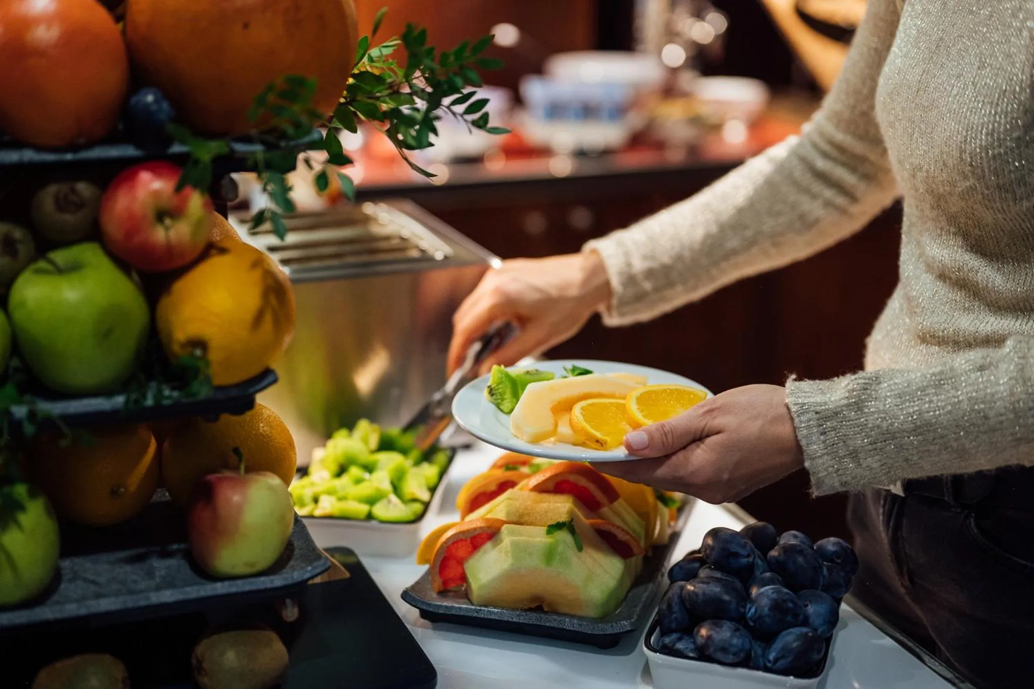 Continental breakfast in Peakture Hotel