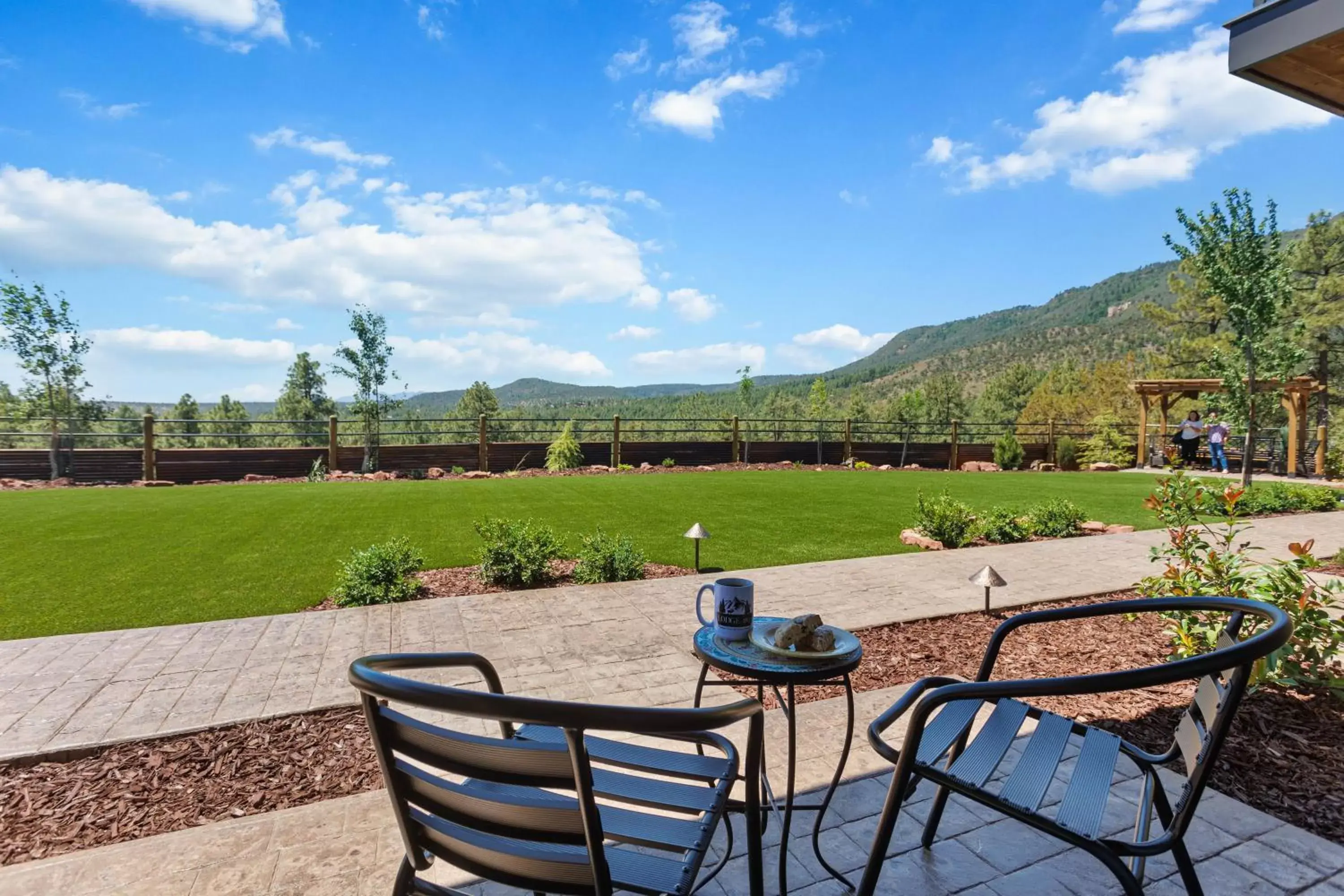 Patio in Lodge at 5600