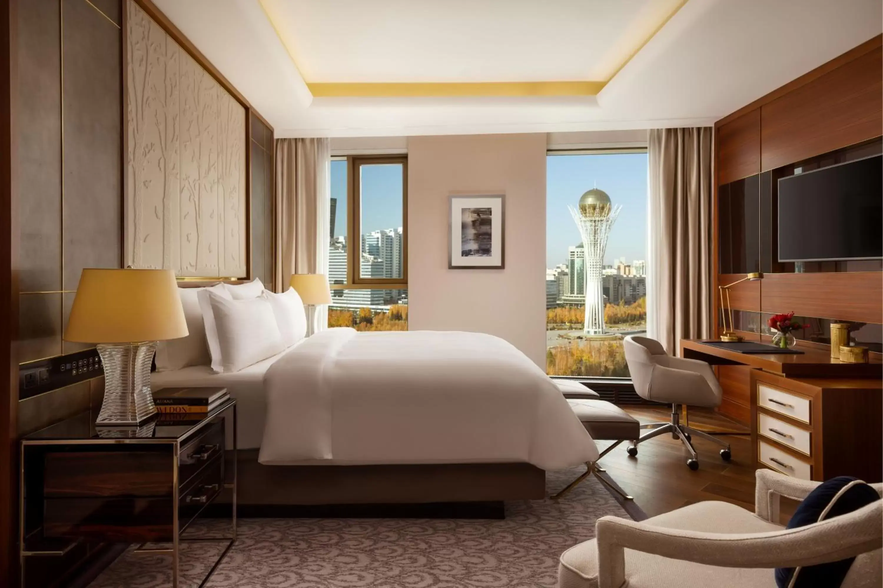 Bedroom in The Ritz-Carlton, Astana
