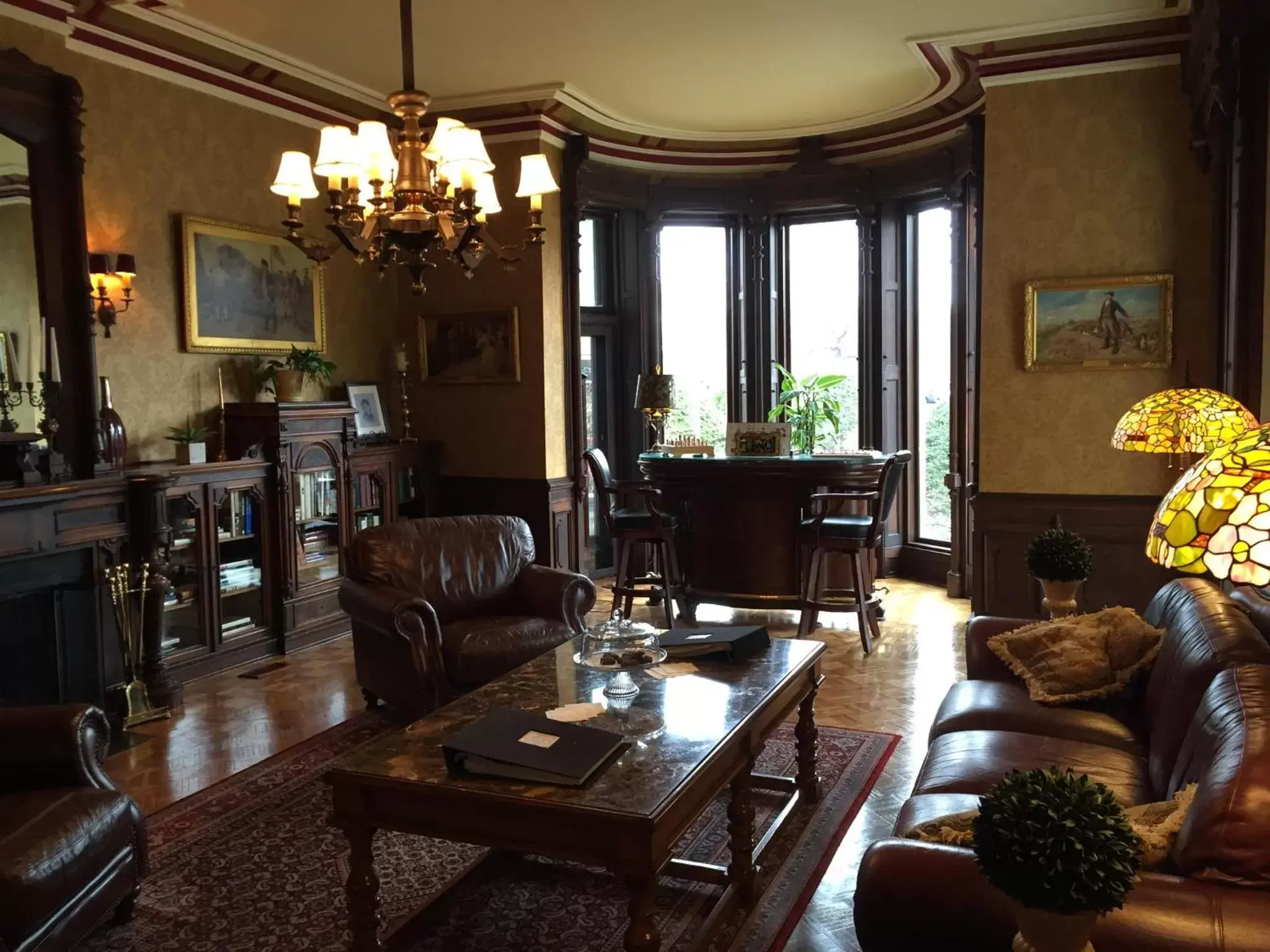 Library, Seating Area in Batcheller Mansion Inn