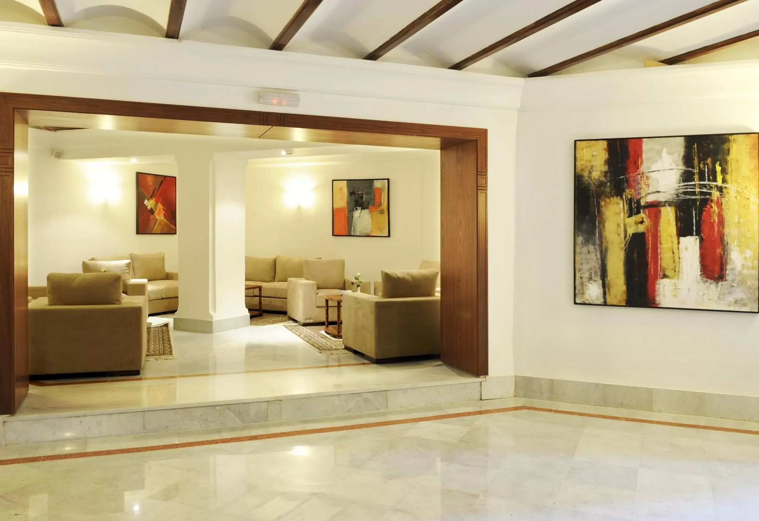 Lobby or reception in Majestic Hotel Lobby or reception in Majestic Hotel