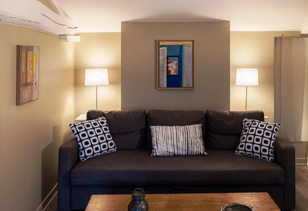 Seating area in La Tillaie SPA et Sauna