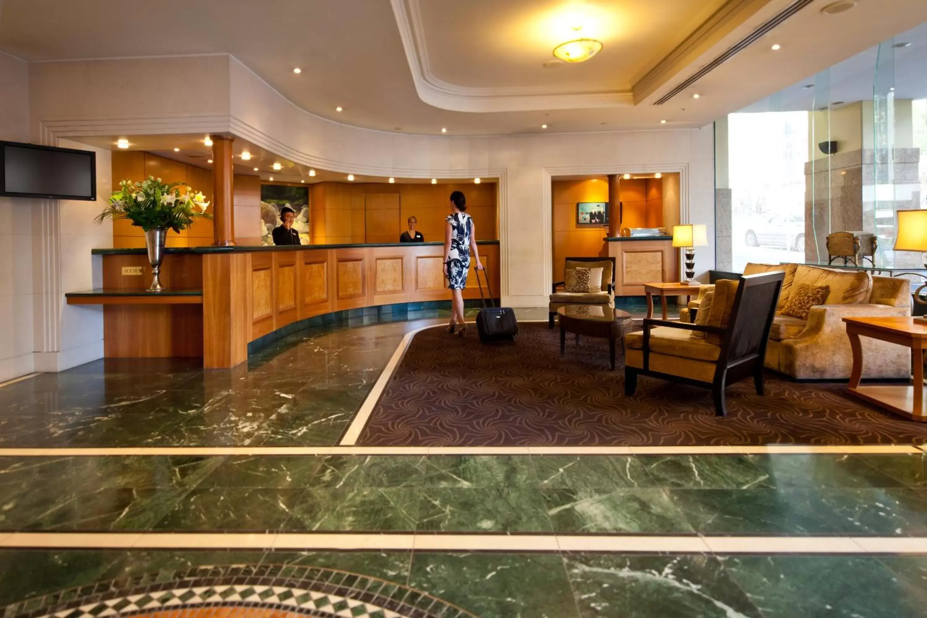 Lobby or reception in The Sebel Quay West Auckland Lobby or reception in The Sebel Quay West Auckland