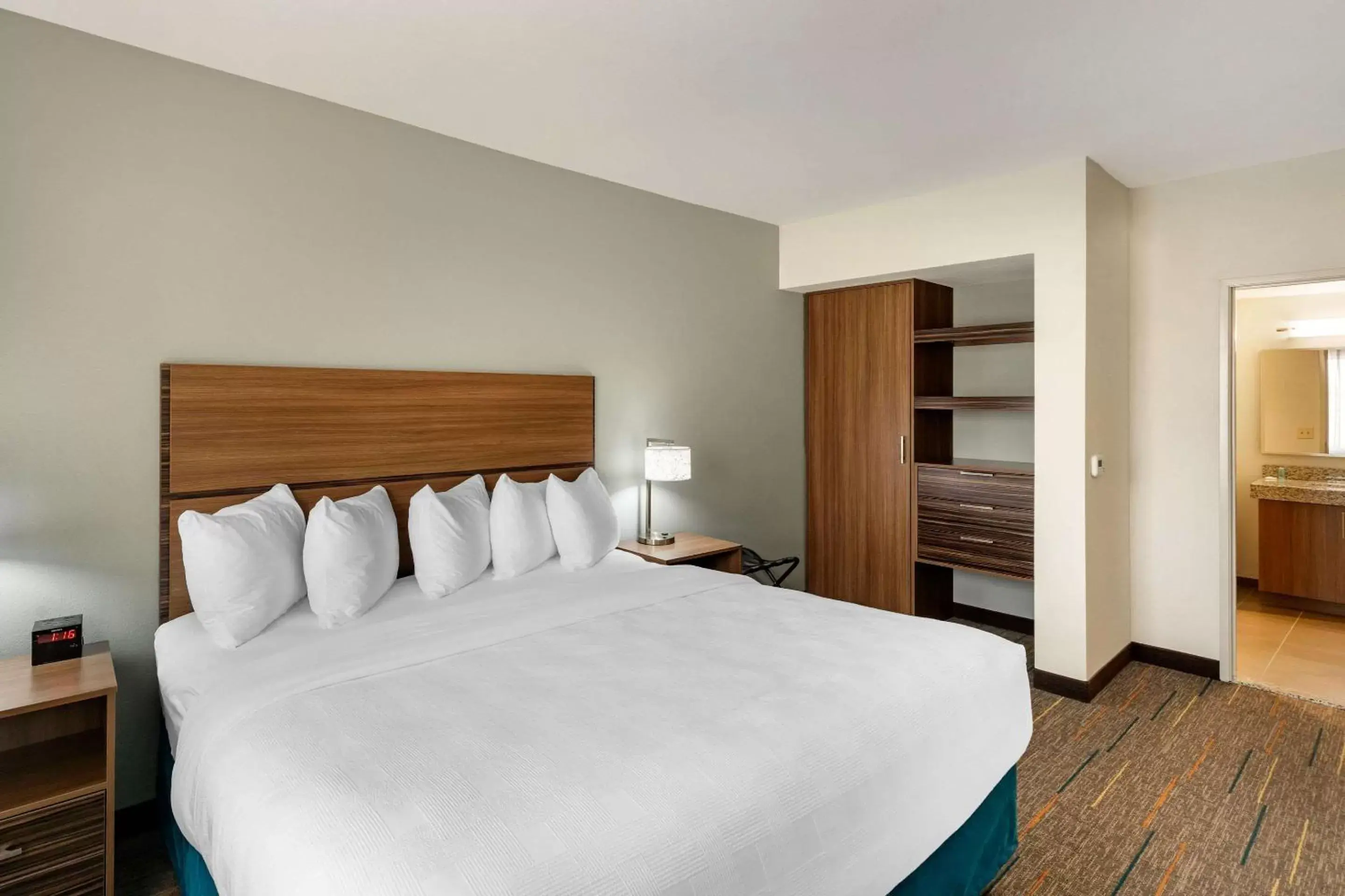 King Suite with Accessible Bath Tub - Non-Smoking in MainStay Suites Lancaster Dallas South King Suite with Accessible Bath Tub - Non-Smoking in MainStay Suites Lancaster Dallas South