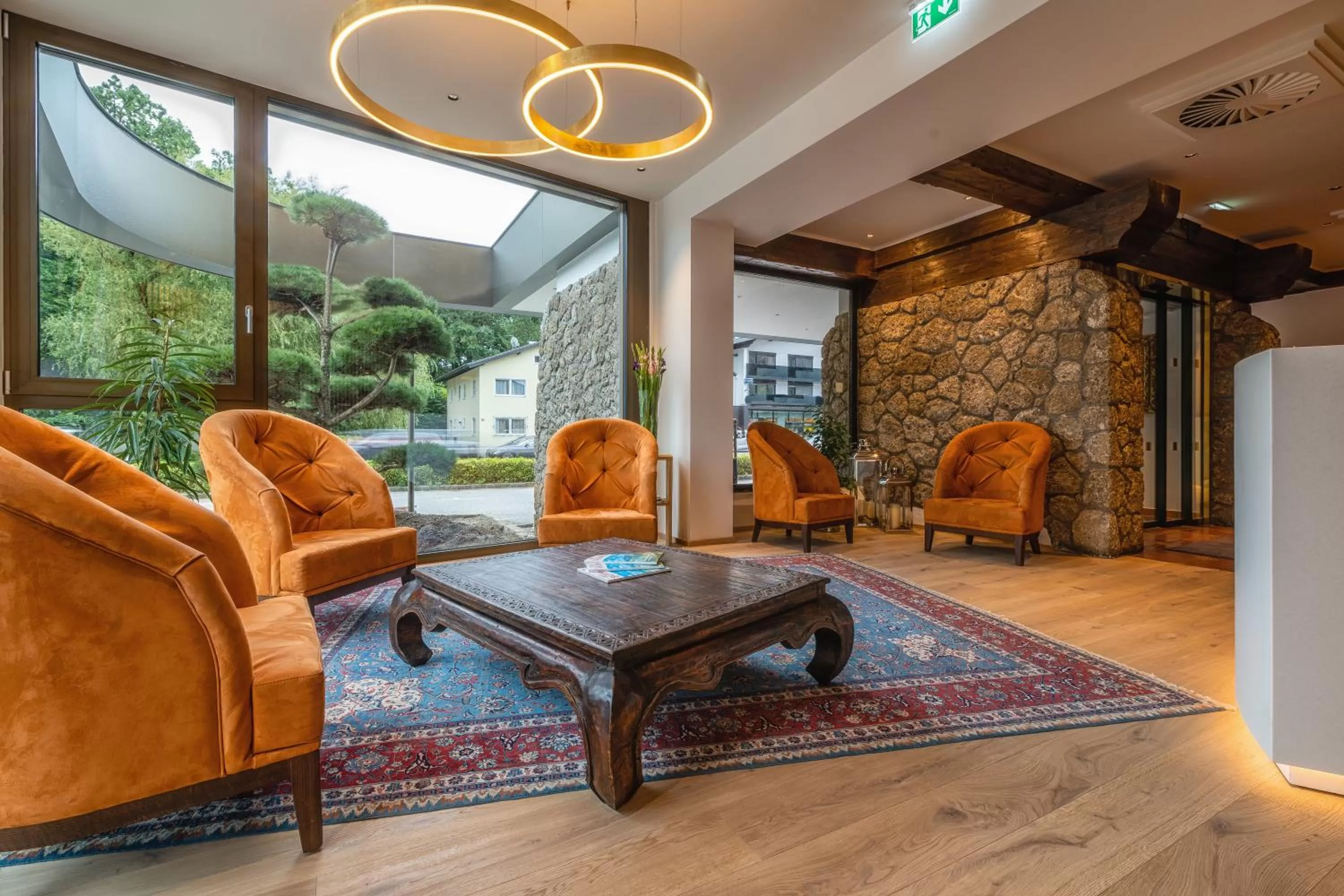 Lobby or reception in Hotel Hubertushof