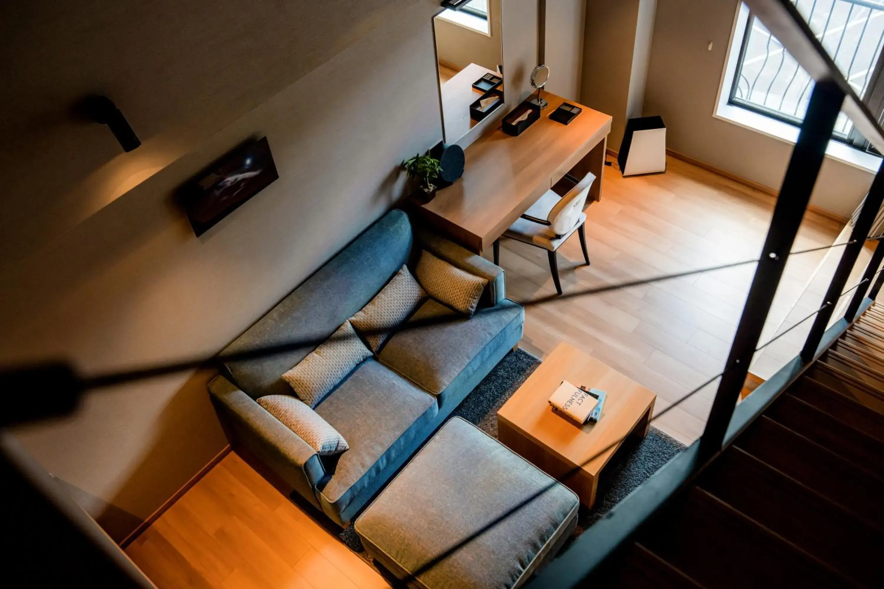 Living room in Higashikawa Asahidake Onsen Hotel Bear Monte Living room in Higashikawa Asahidake Onsen Hotel Bear Monte