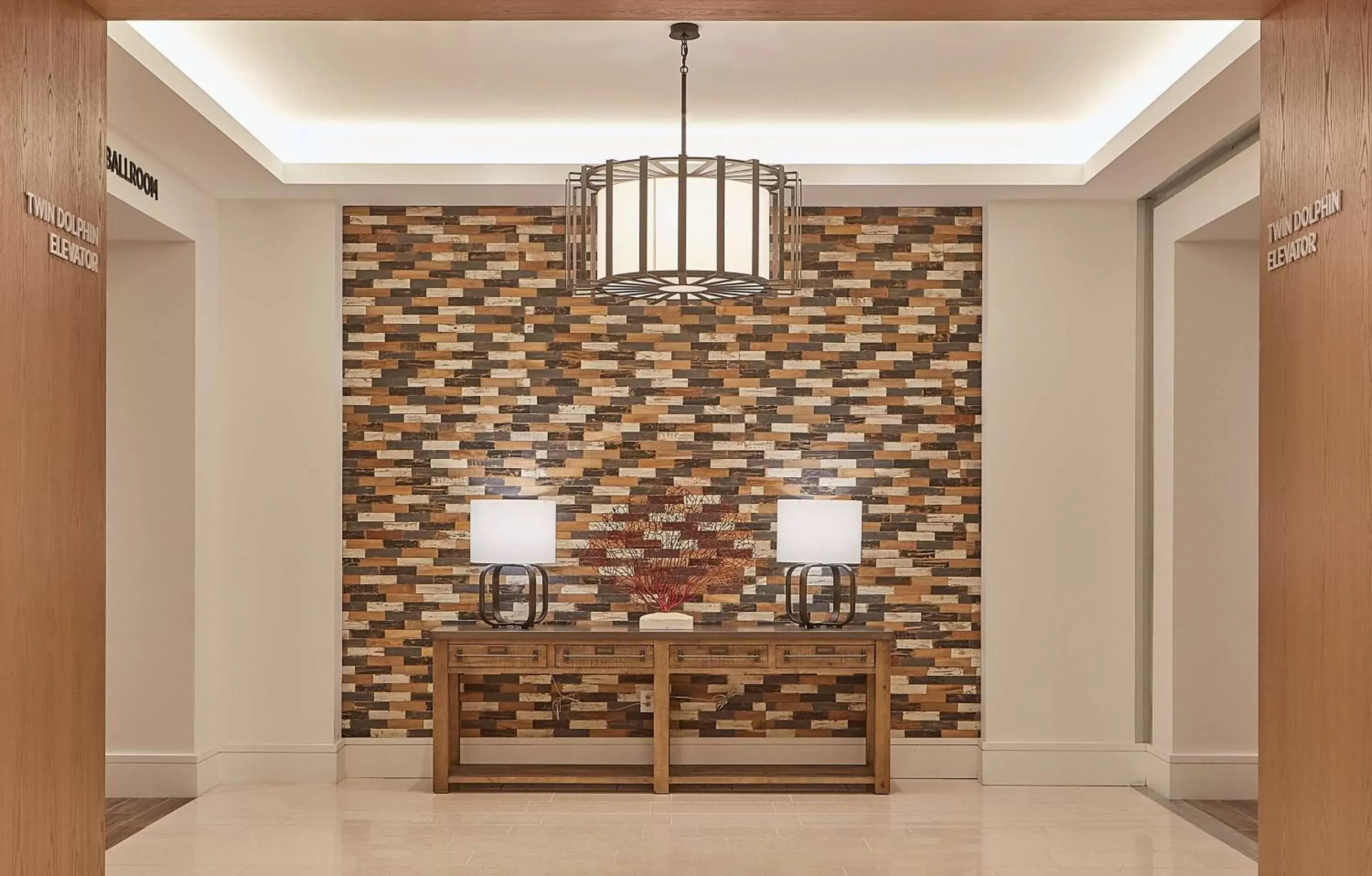 Lobby or reception in The Waterfront Beach Resort, A Hilton Hotel Lobby or reception in The Waterfront Beach Resort, A Hilton Hotel