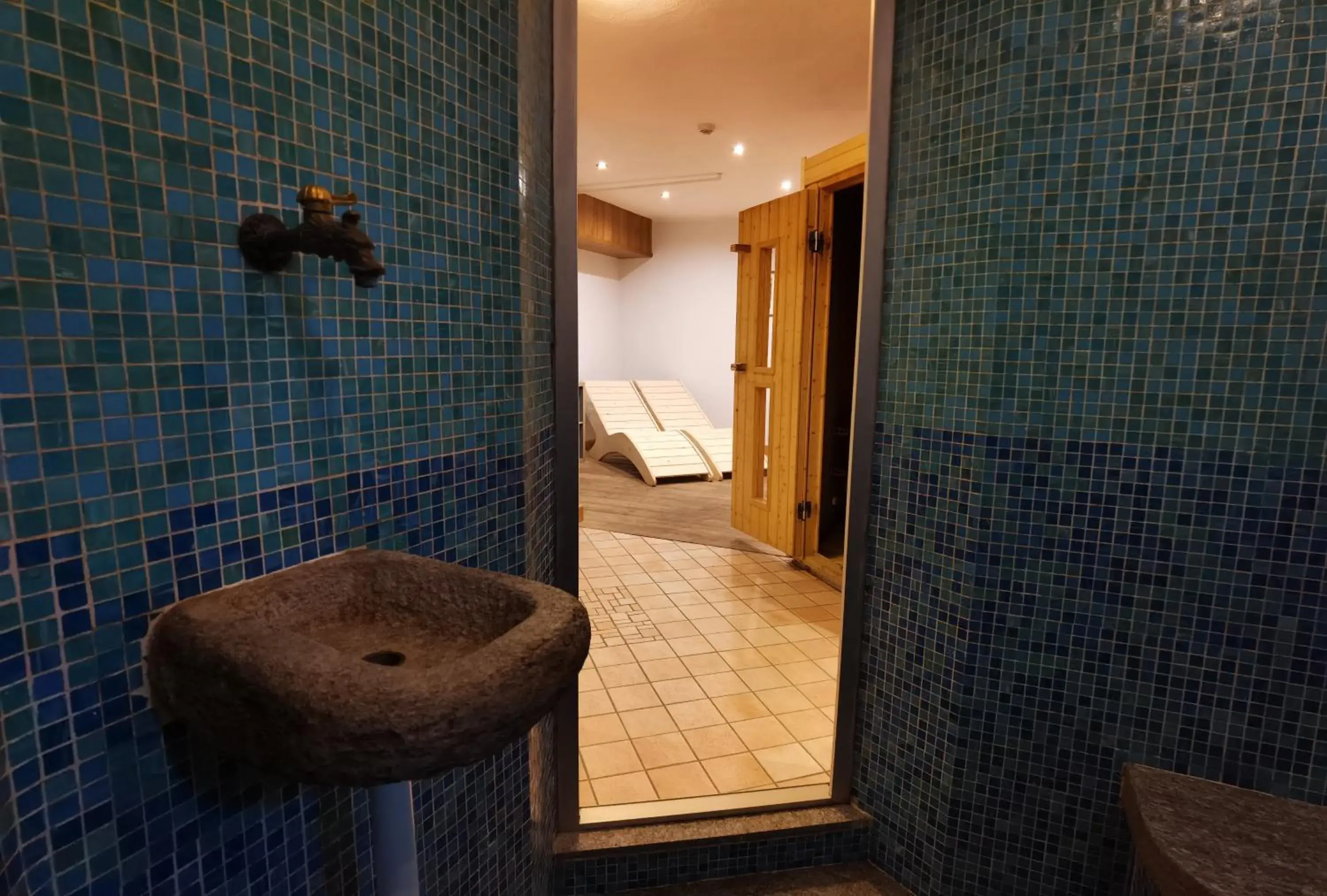 Steam room, Bathroom in Hotel Croux