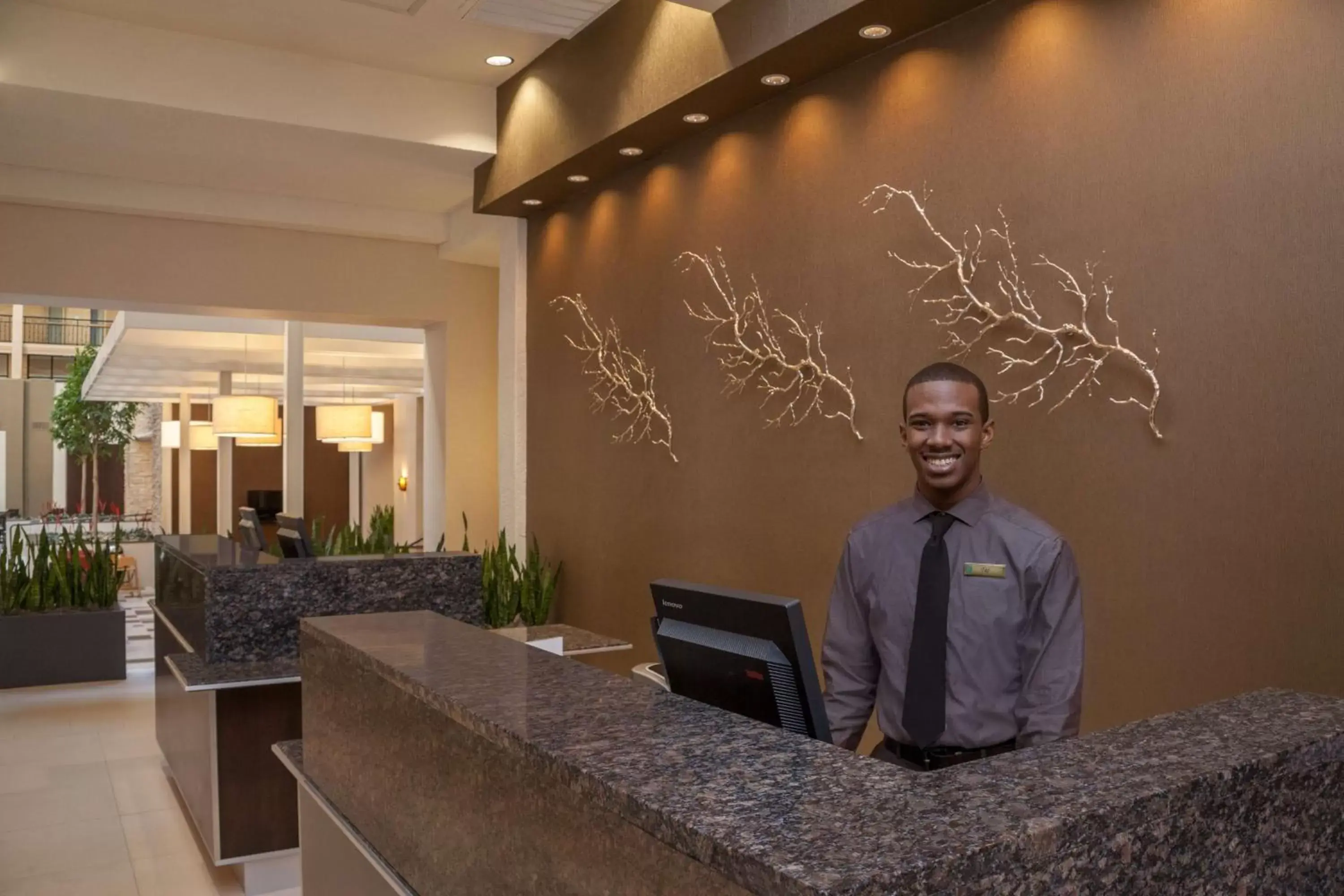 Lobby or reception, Lobby/Reception in Embassy Suites Baton Rouge