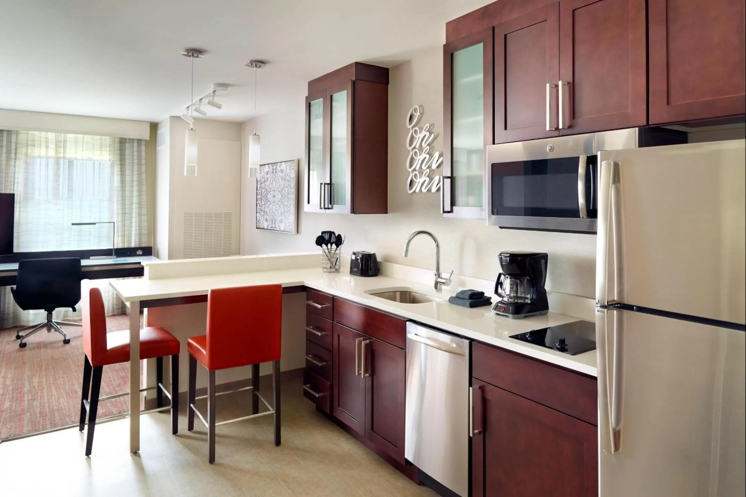 Kitchen or kitchenette, Kitchen/Kitchenette in Residence Inn by Marriott Columbus OSU