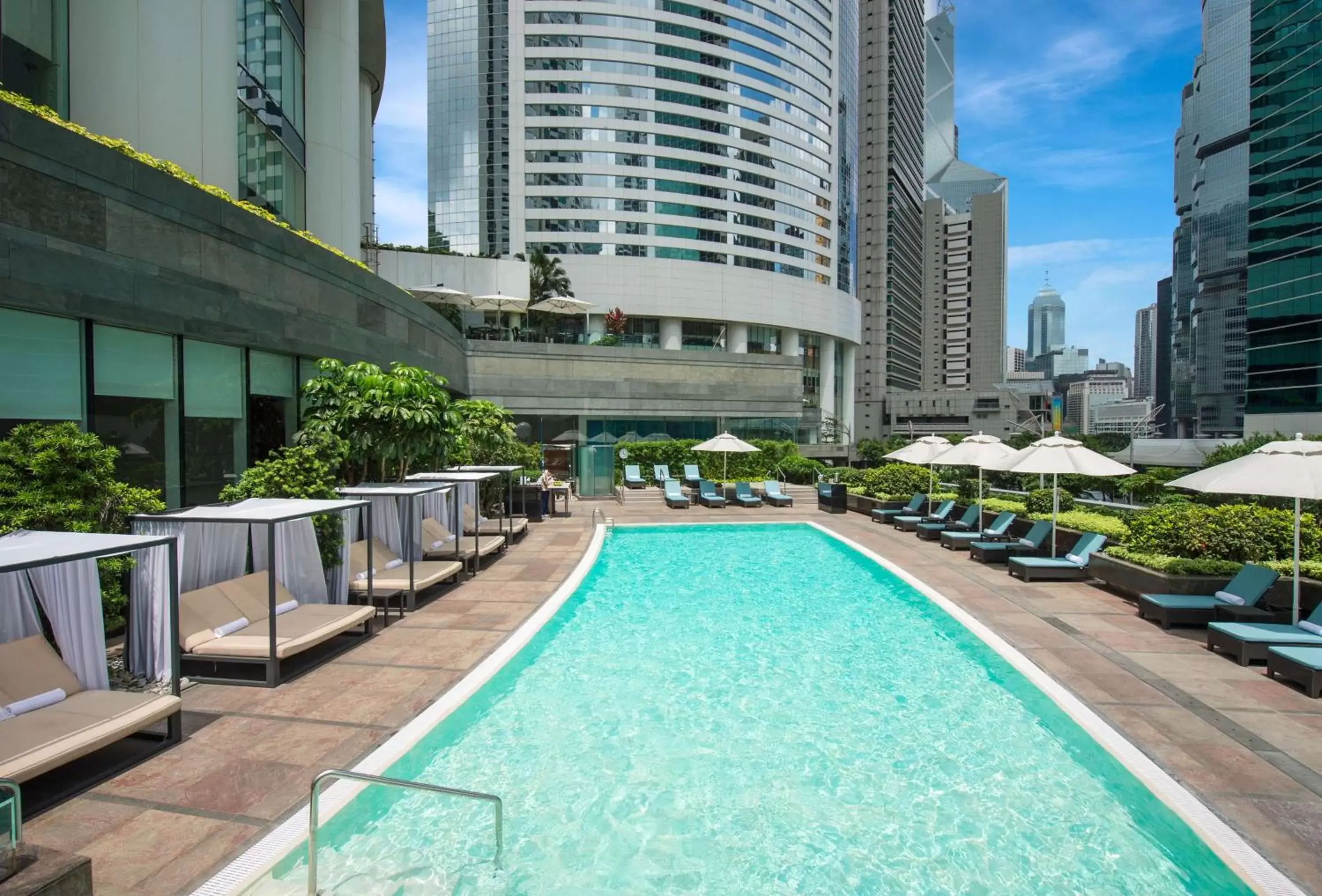 Pool view, Swimming Pool in Conrad Hong Kong