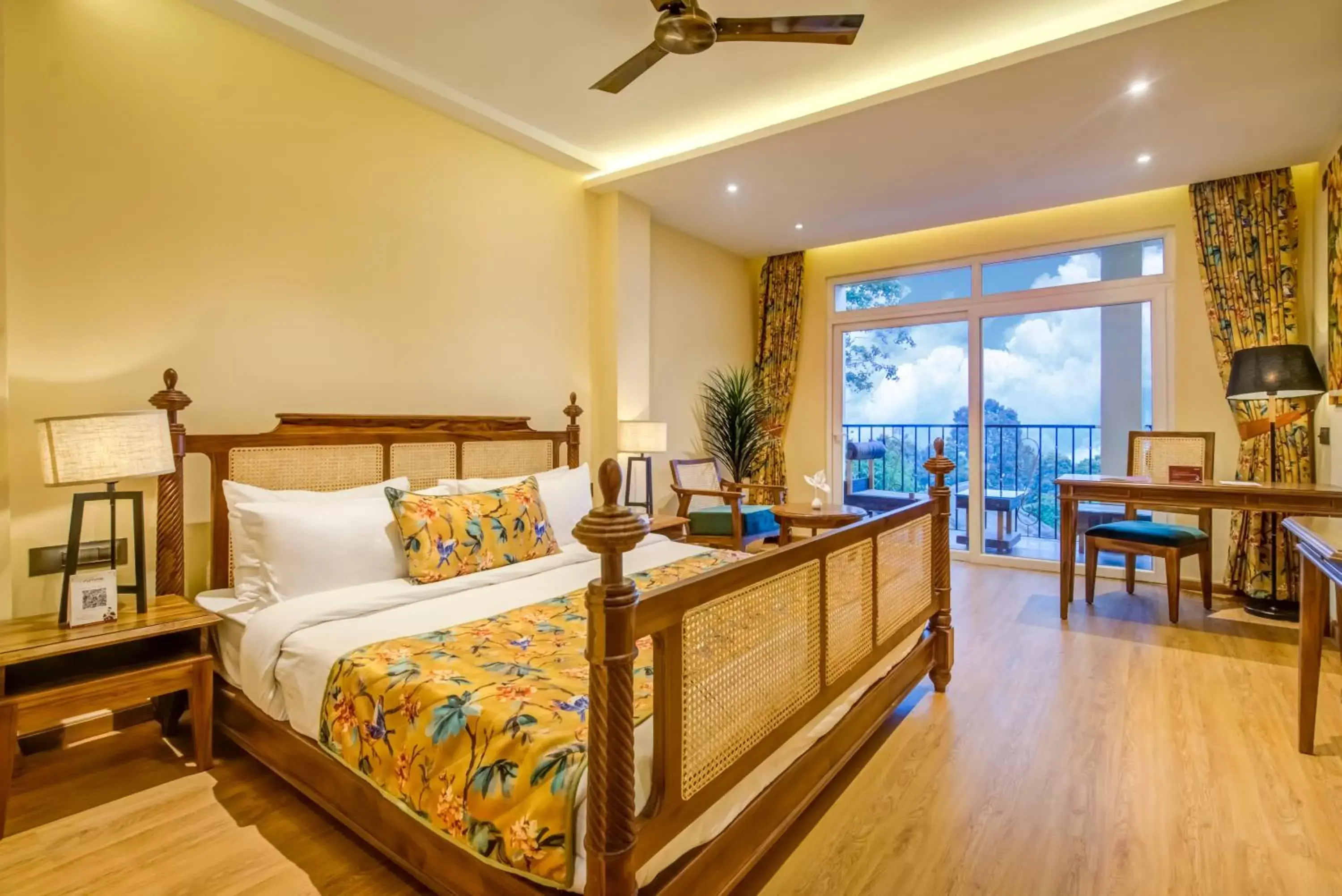 Bed in Summit Barsana Resort & Spa