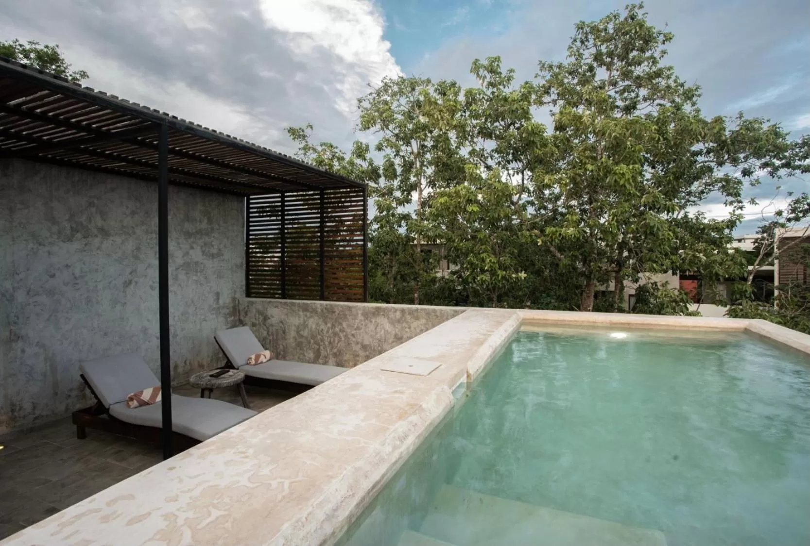 Swimming pool in Panacea Condo Tulum