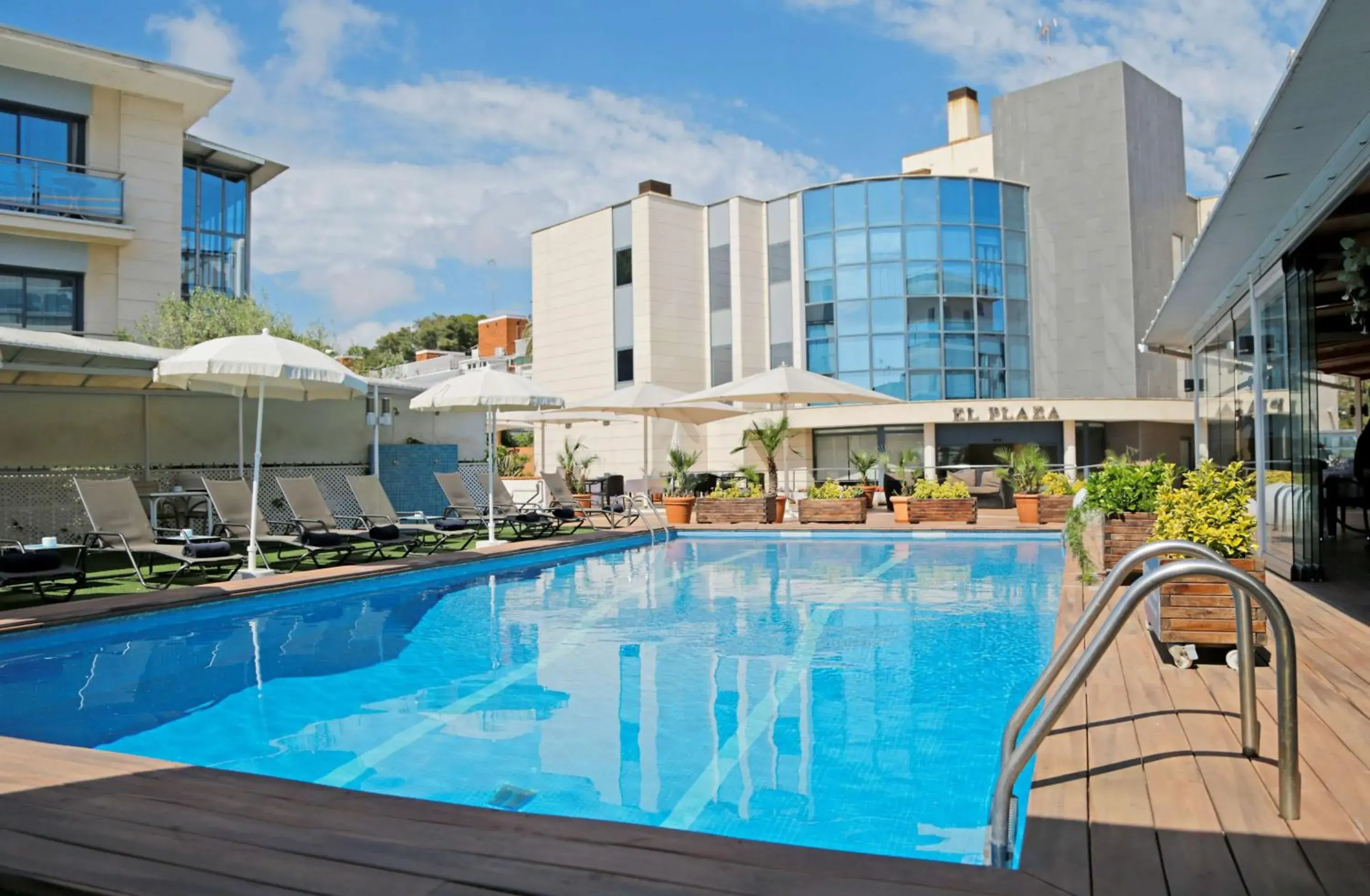 Pool view, Swimming Pool in Best Western Hotel Mediterraneo