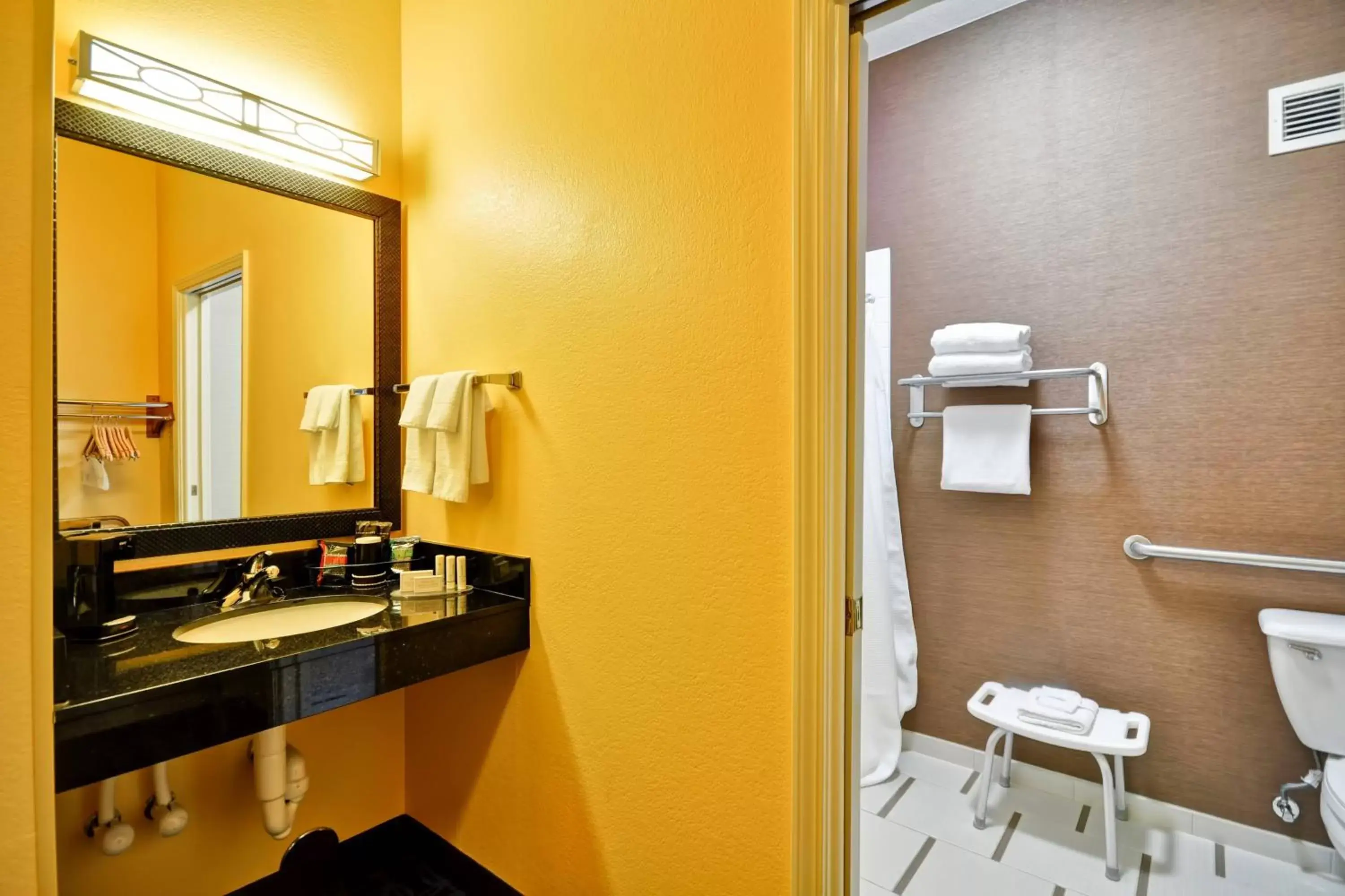 Bathroom in Fairfield Inn & Suites Dallas Medical/Market Center