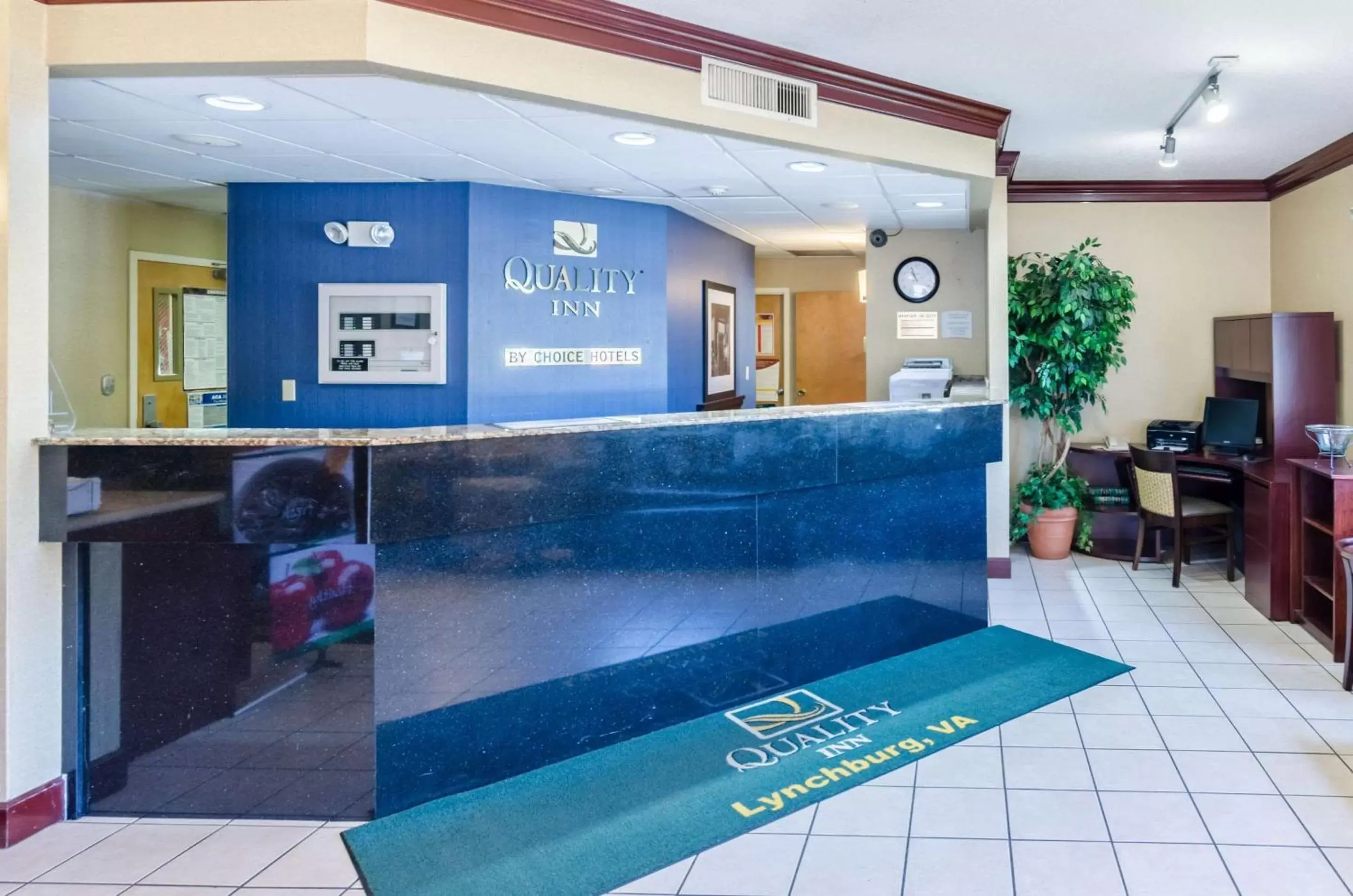 Lobby or reception, Lobby/Reception in Quality Inn Lynchburg