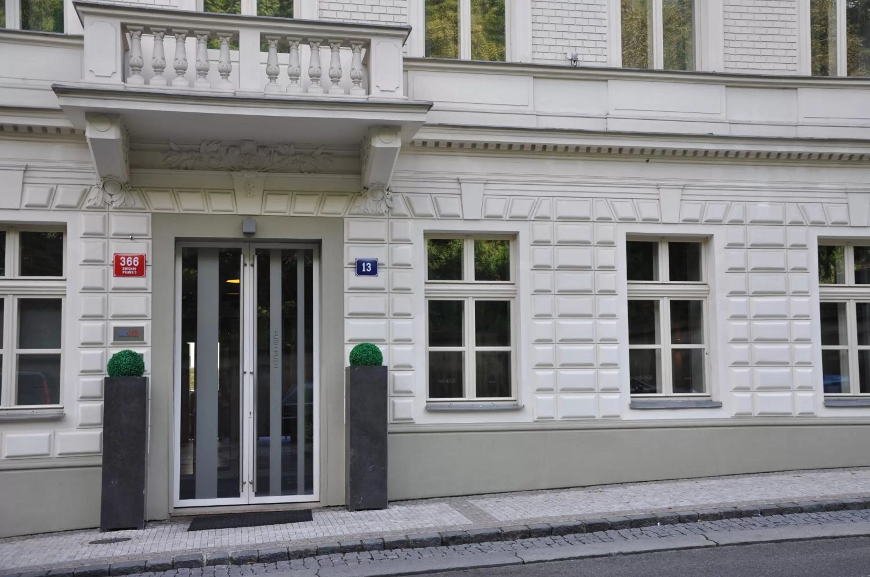 Facade/entrance in Red & Blue Design Hotel Prague