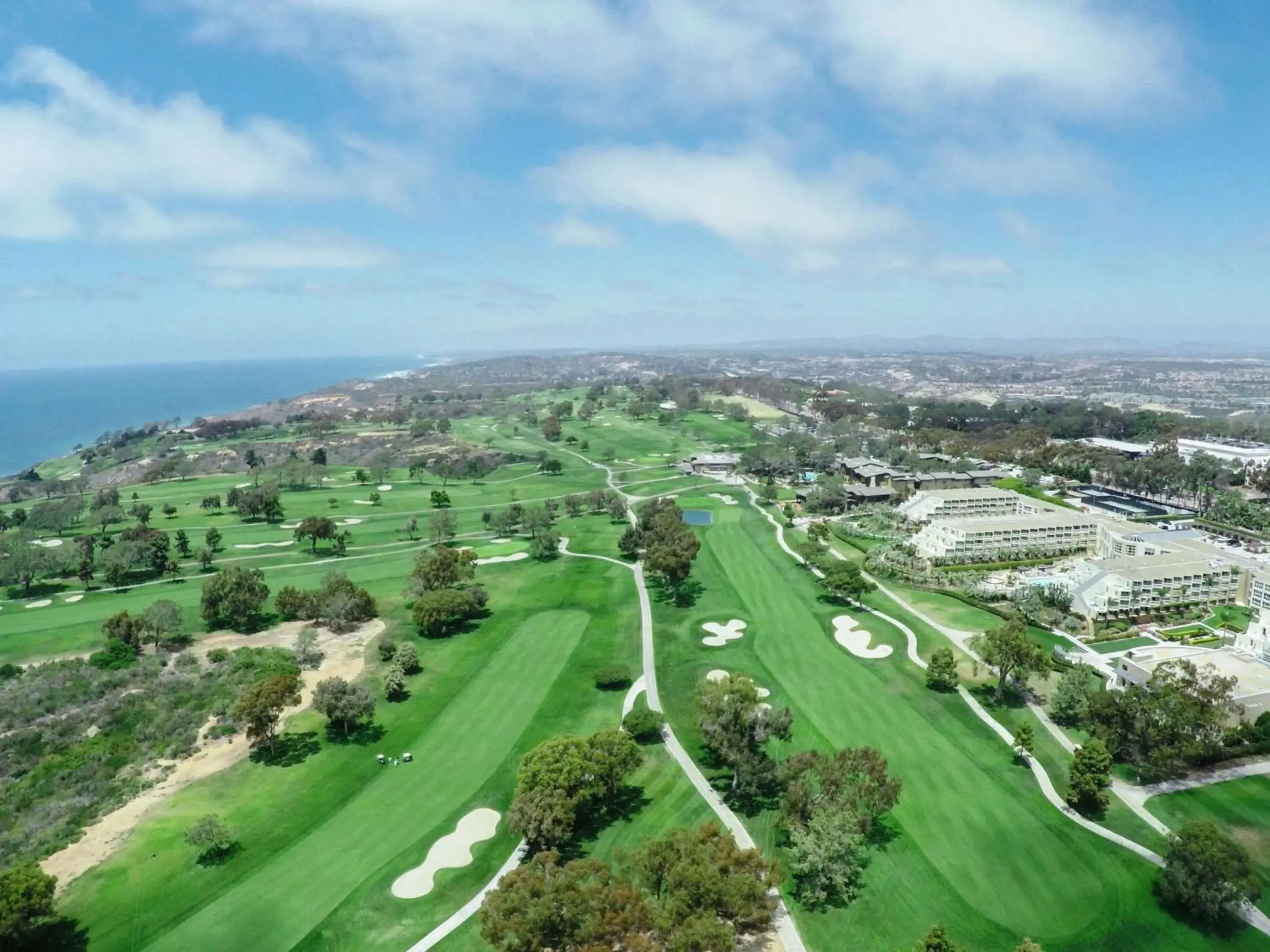 Golfcourse, Bird's-eye View in Hilton La Jolla Torrey Pines