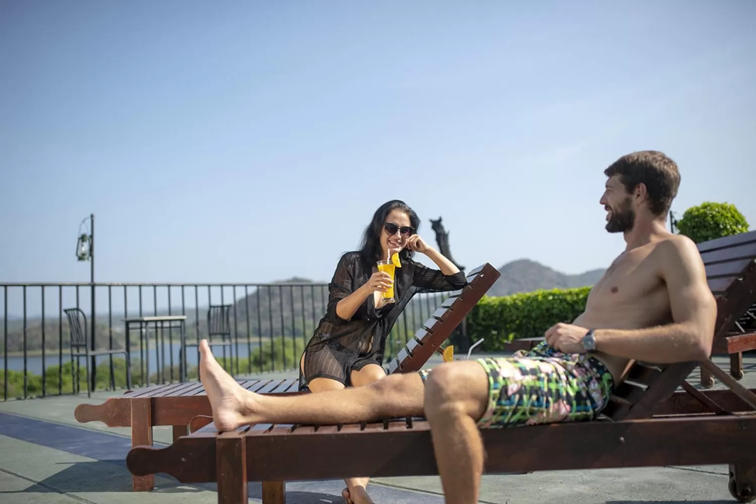 Swimming pool in Giritale Hotel
