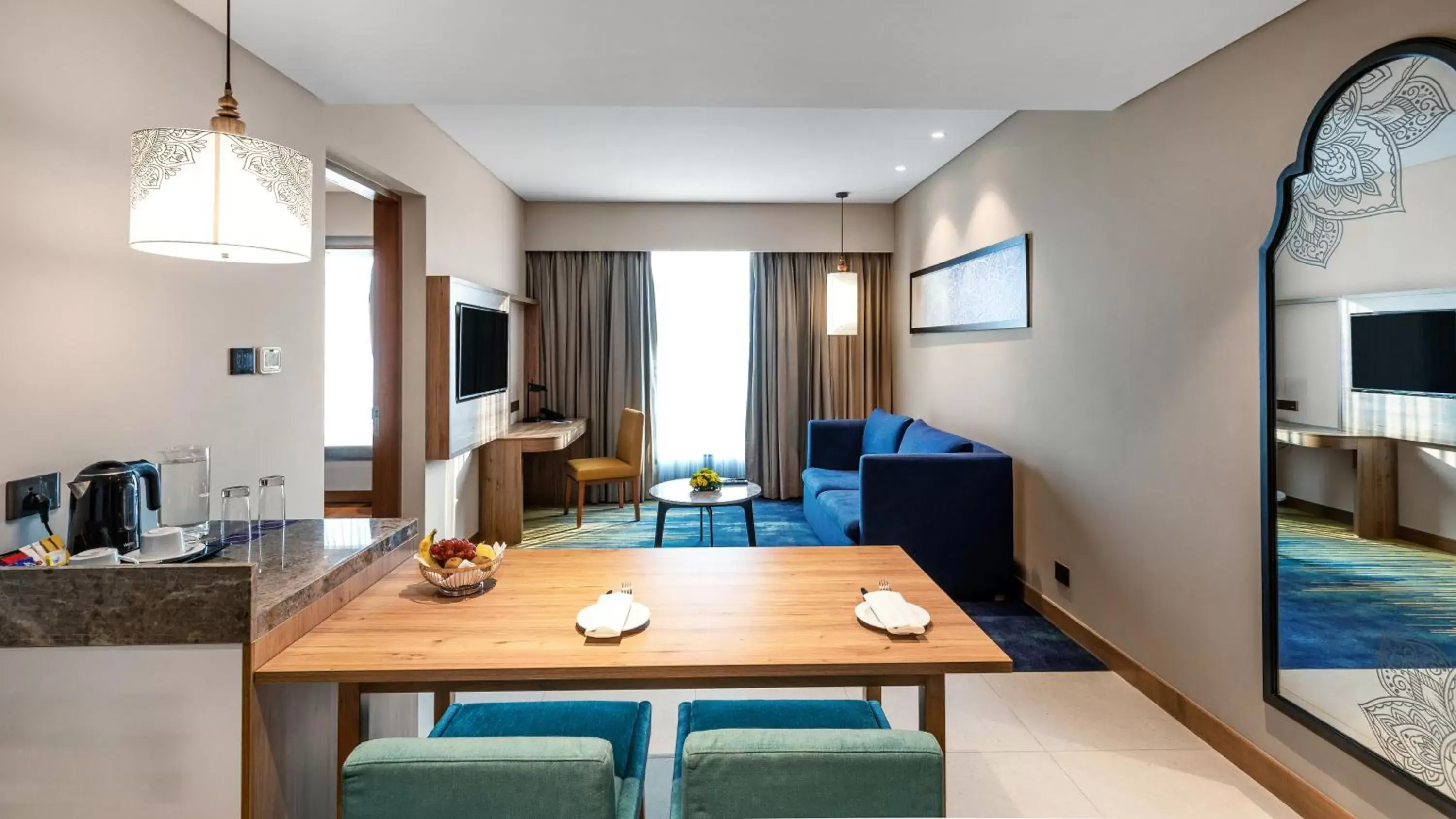 Living room, Dining Area in Grand Mercure Gandhinagar GIFT City - An Accor Hotels Brand