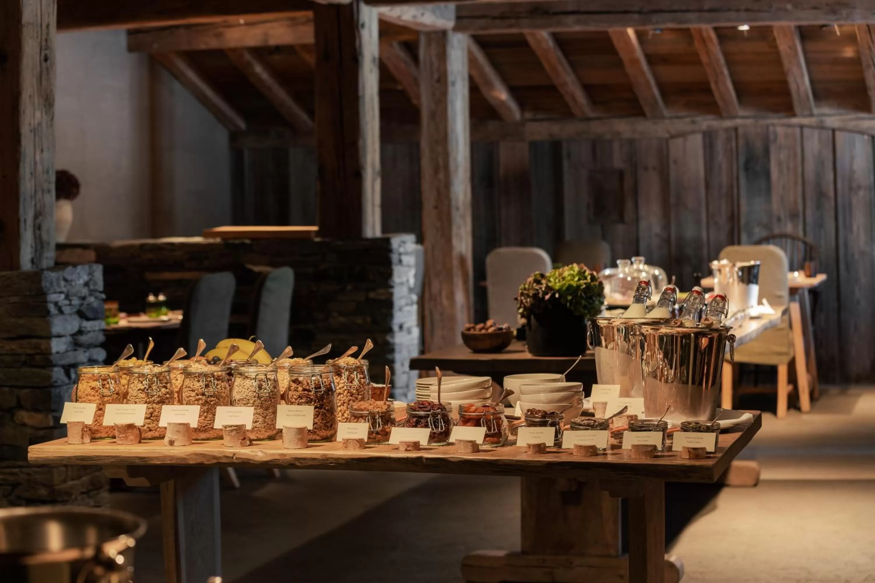 Buffet breakfast in Zannier Le Chalet