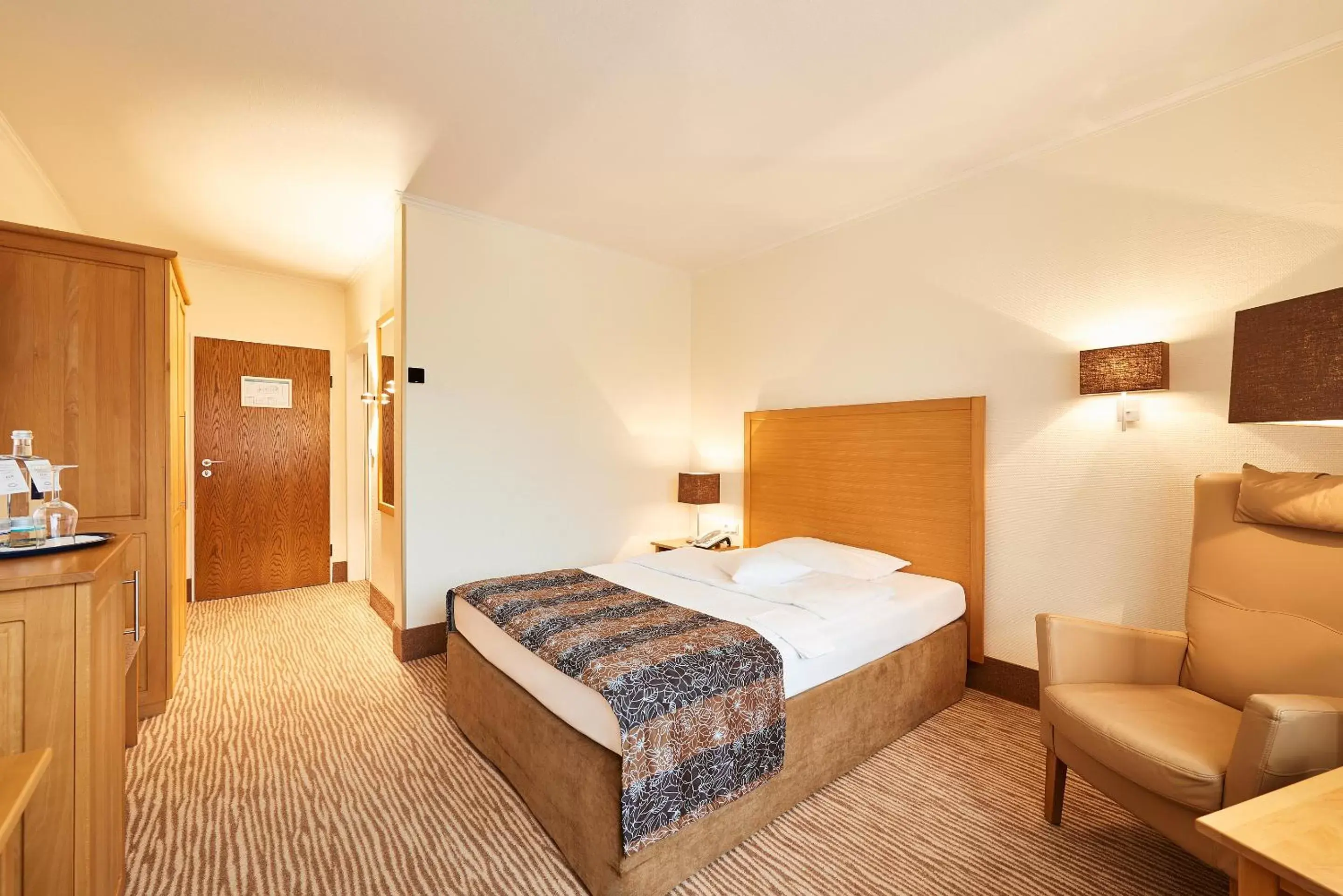 Bed in Hotel Munte am Stadtwald