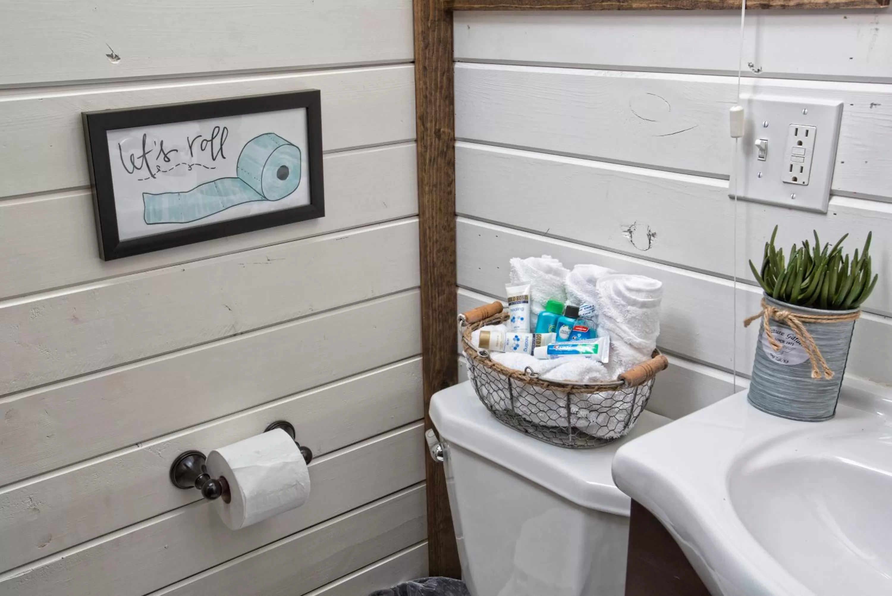 Bathroom in Stateline Cabin