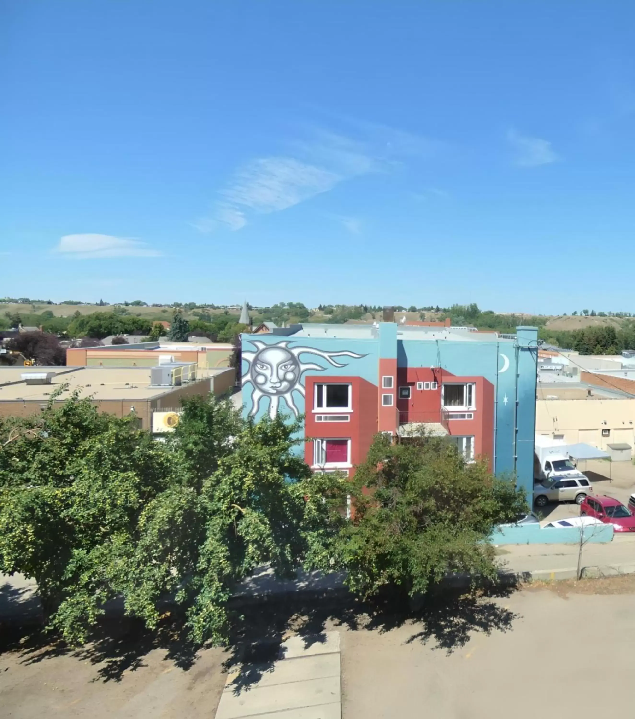 City view in The Medicine Hat Villa