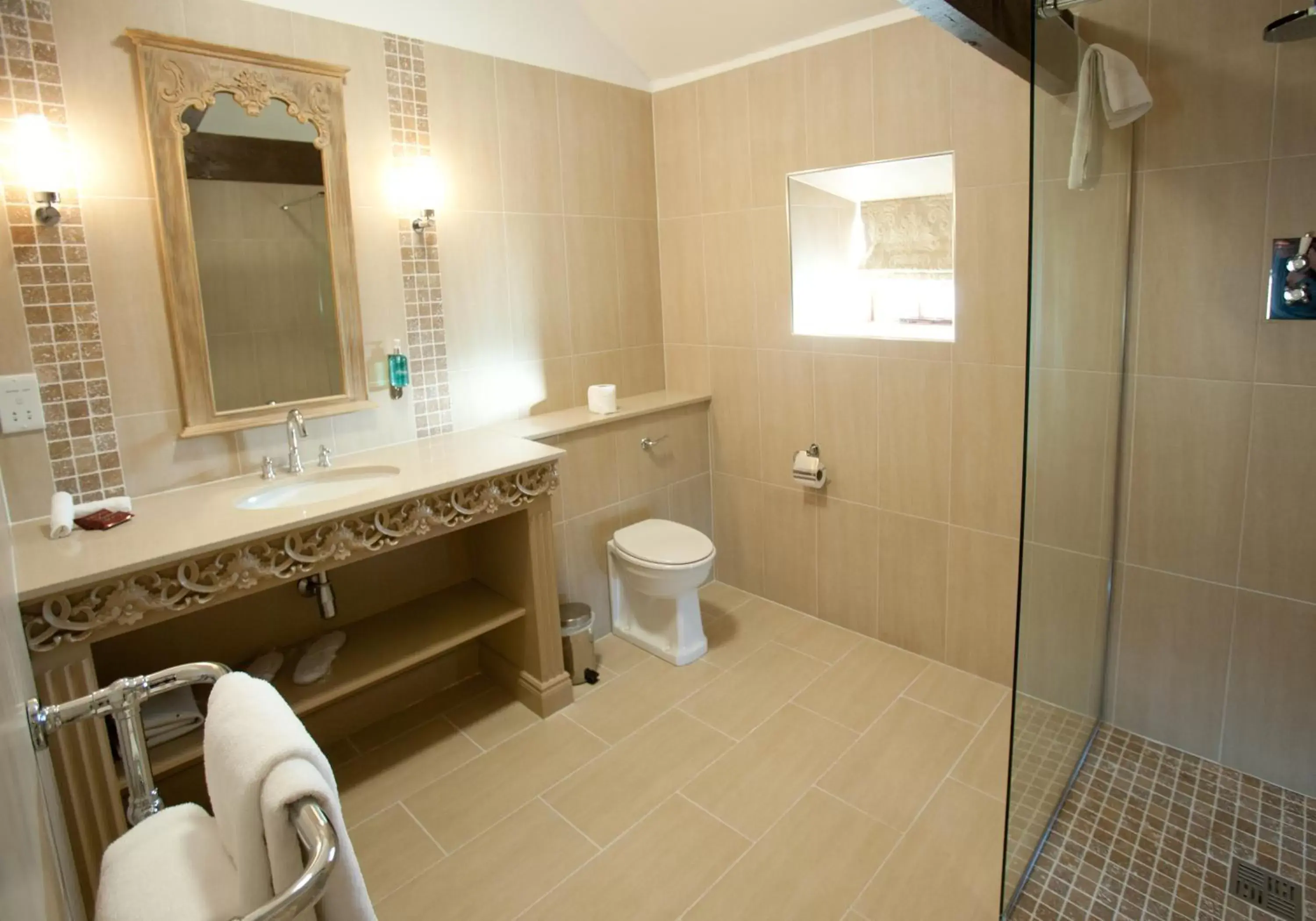 Shower, Bathroom in Cabra Castle Hotel